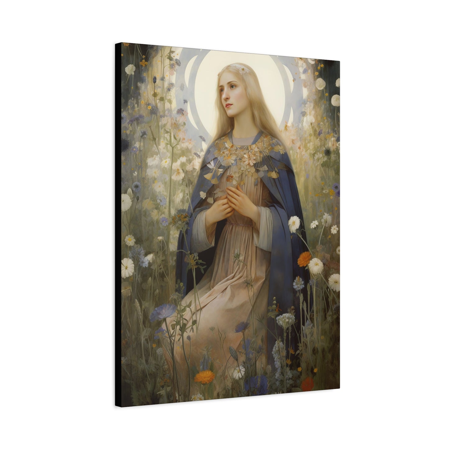Saint Hildegard of Bingen - Museum Wrapped Canvas - Sanctified Souls Print - Religious Art for your Home