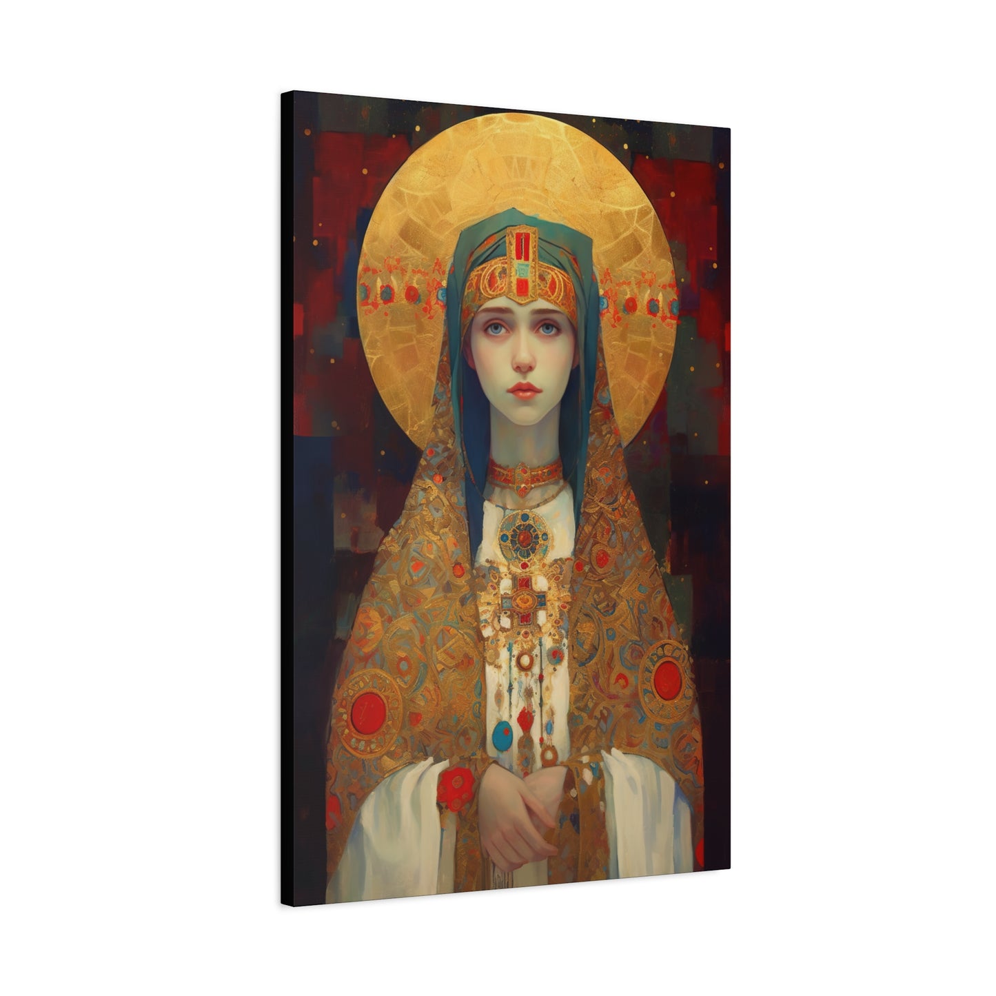 Saint Anastasia of Sirmium - Museum Wrapped Canvas - Sanctified Souls Print - Religious Art for your Home