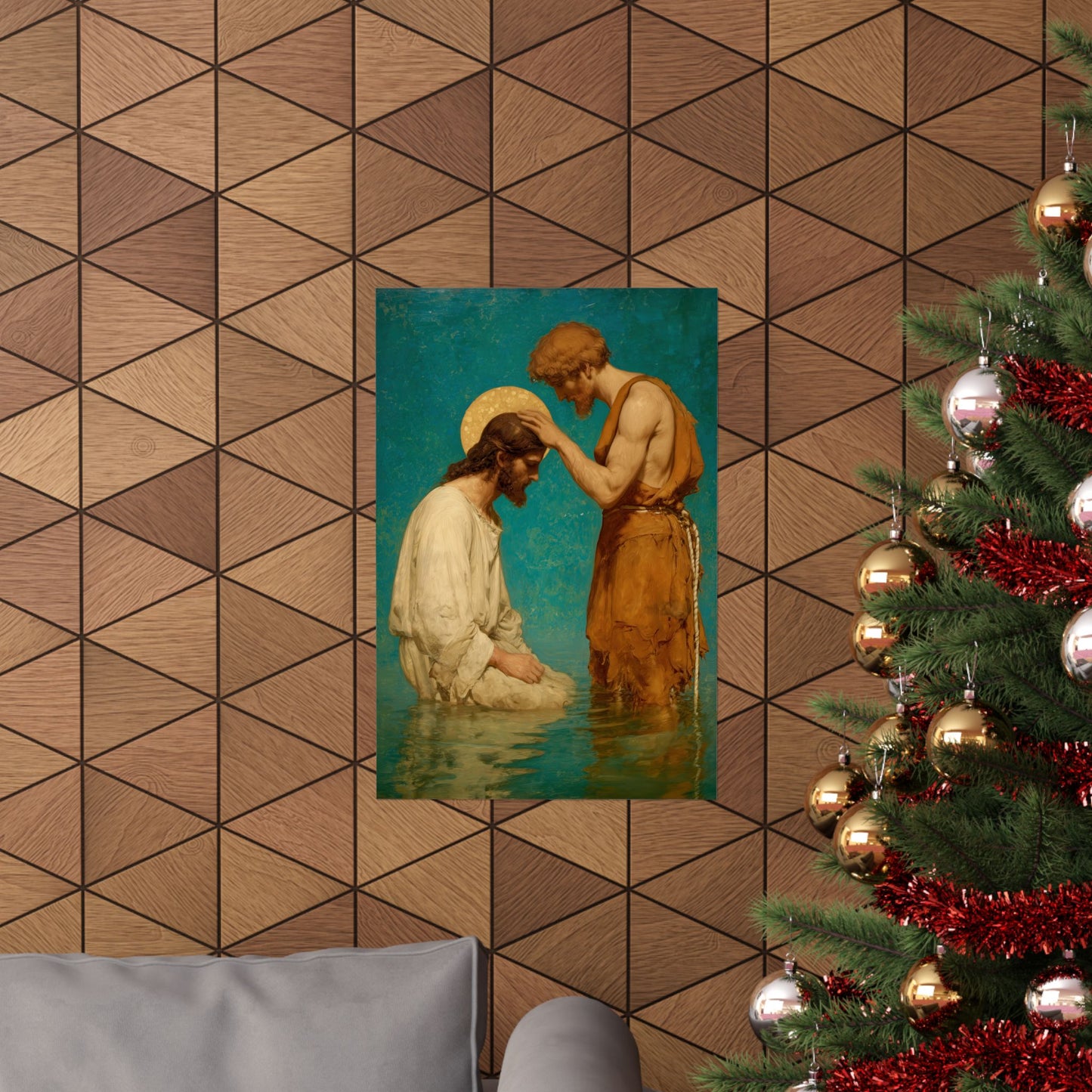 Saint John the Baptist, The Prophet and the Promise - Sanctified Souls Print - Multiple Sizes - Premium Matte Vertical Posters