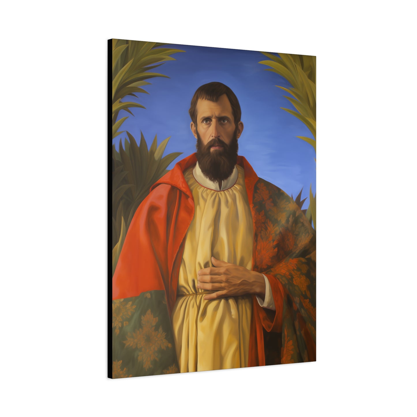 Saint Thomas the Apostle - Museum Wrapped Canvas - Sanctified Souls Print - Religious Art for your Home
