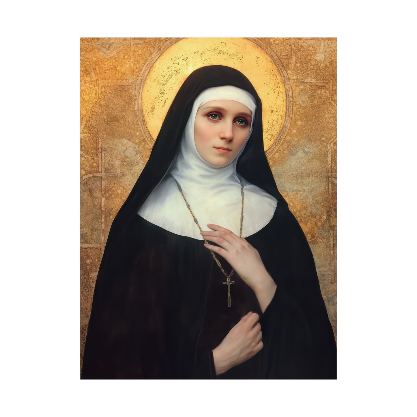 Saint Benedetta Cambiagio Poster Print - Sanctified Souls Print - Multiple Sizes - Premium Posters - Catholic Art for your home