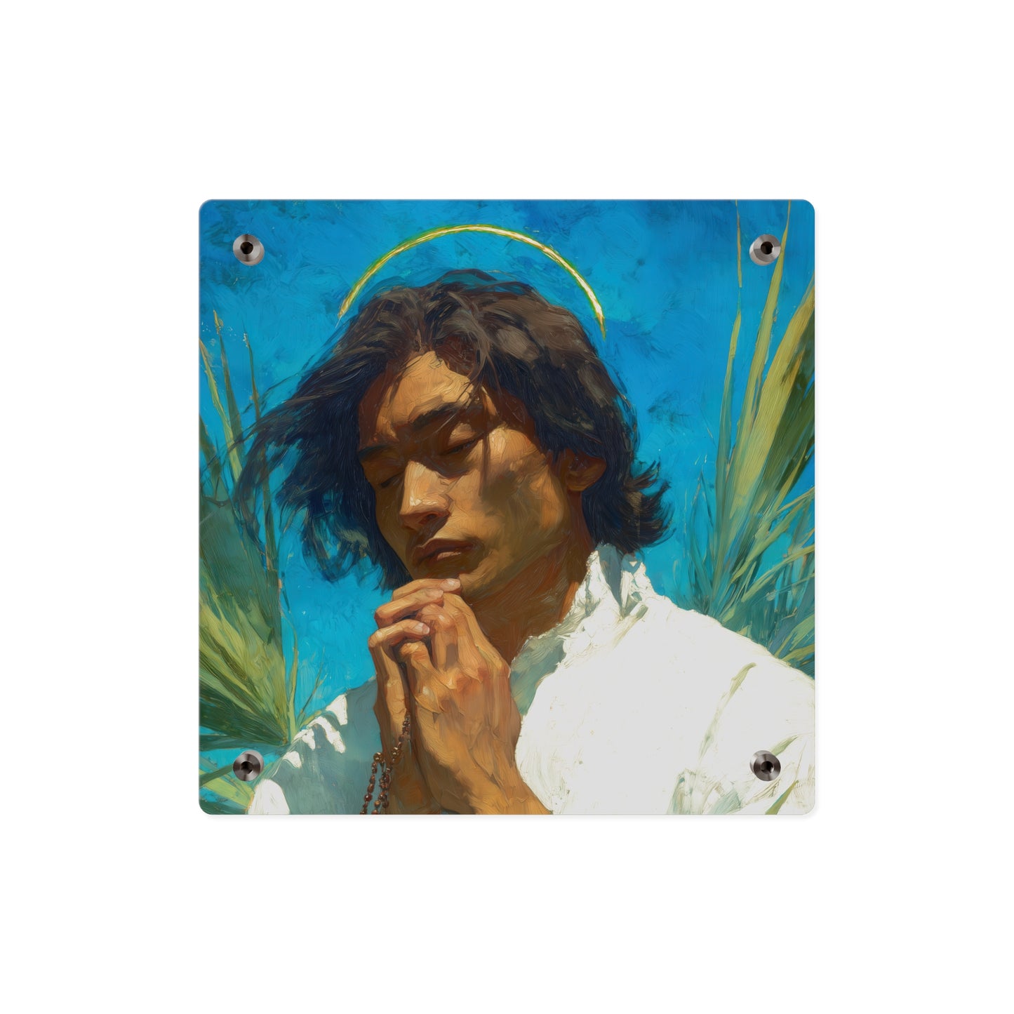 Saint Lorenzo Ruiz Wall Art Panel - Ready to Hang Acrylic Print - Catholic Saint Art - Patron Saint Print - Martyr Art