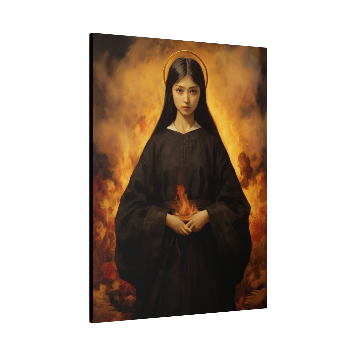 Blessed Mary Magdalen Kiota - Museum Wrapped Canvas - Print - Religious Art for your Home - Christian print - Prayer Room Catholic Saint