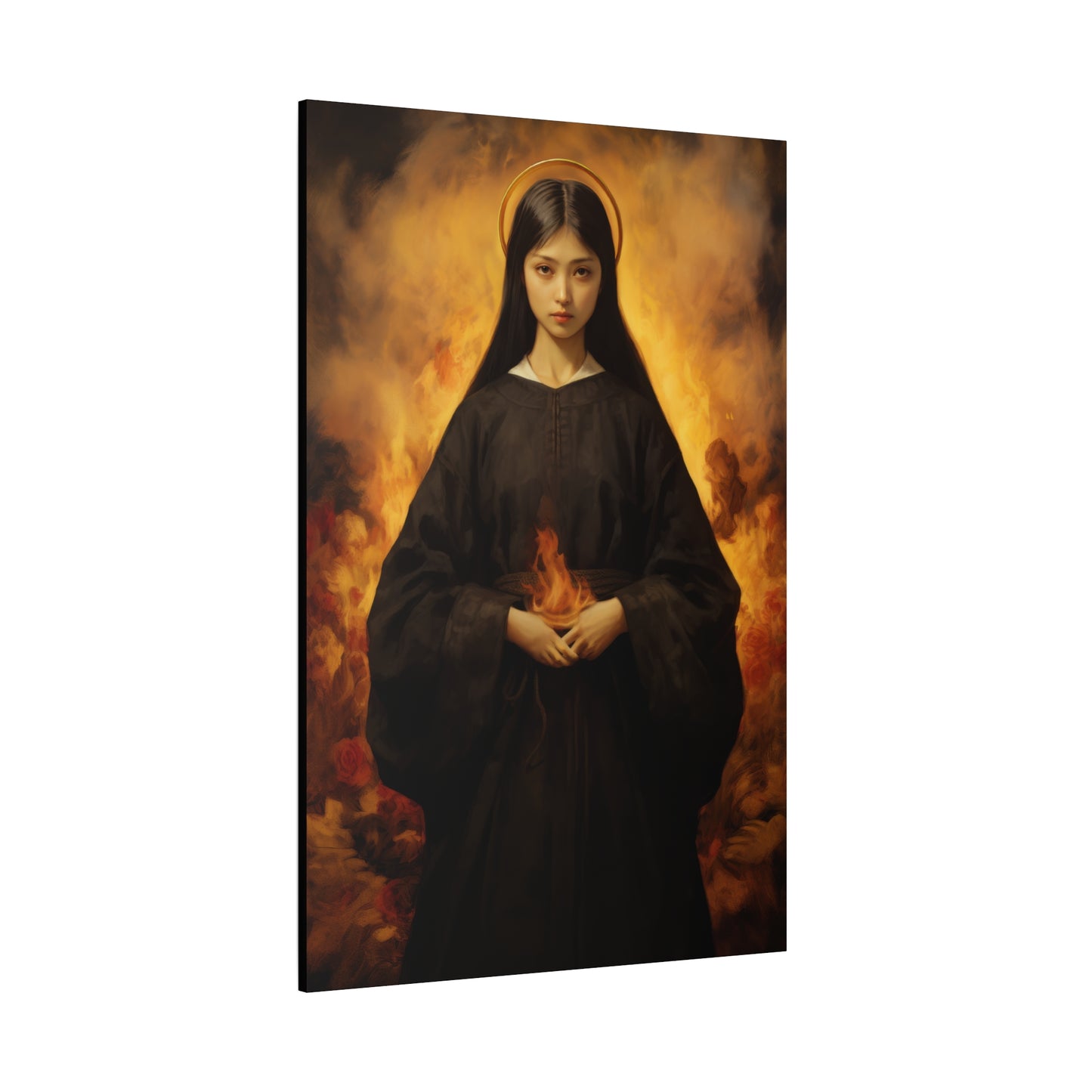 Blessed Mary Magdalen Kiota - Museum Wrapped Canvas - Print - Religious Art for your Home - Christian print - Prayer Room Catholic Saint
