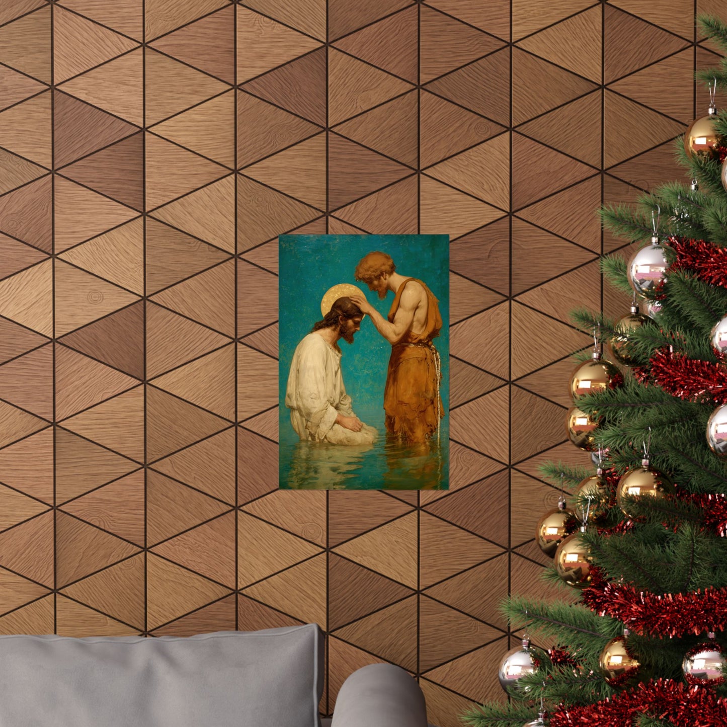 Saint John the Baptist, The Prophet and the Promise - Sanctified Souls Print - Multiple Sizes - Premium Matte Vertical Posters