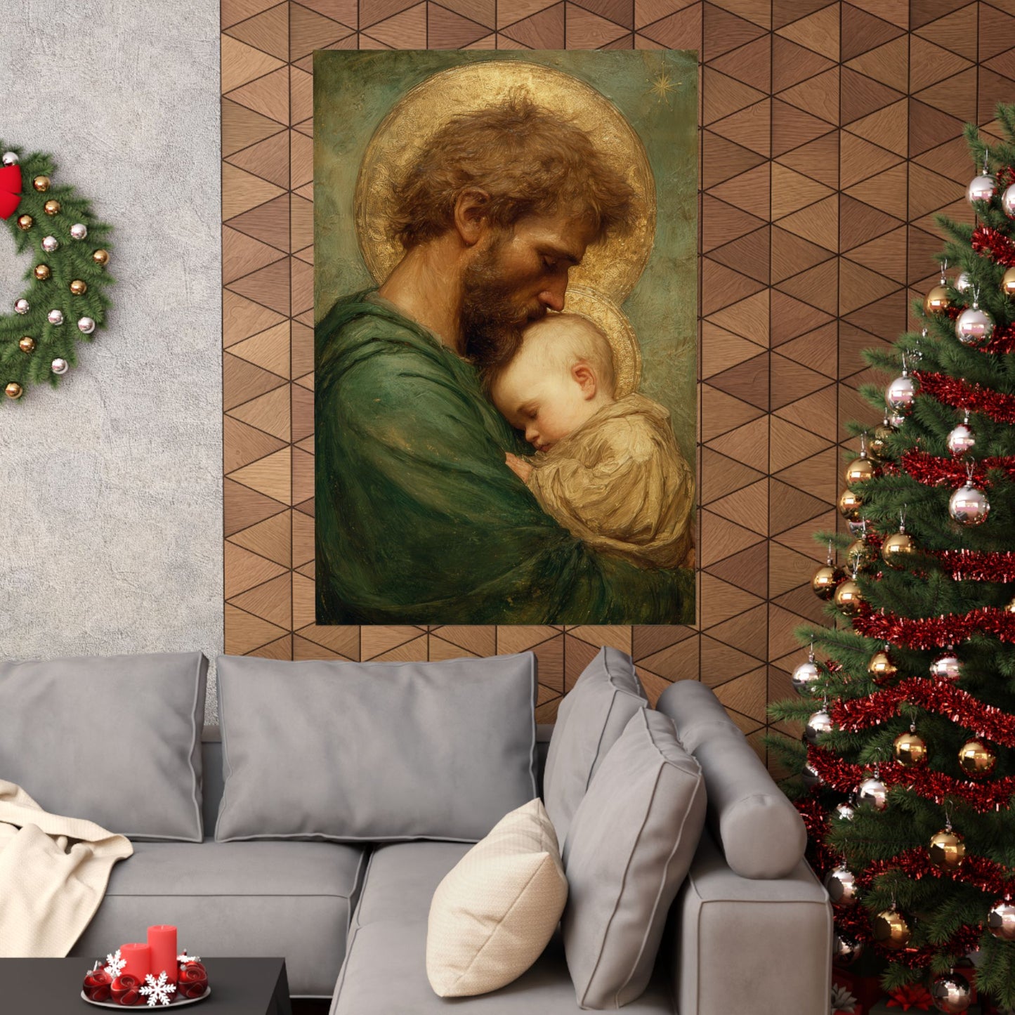 Saint Joseph the Father - Sanctified Souls Print - Multiple Sizes - Premium Matte Vertical Posters