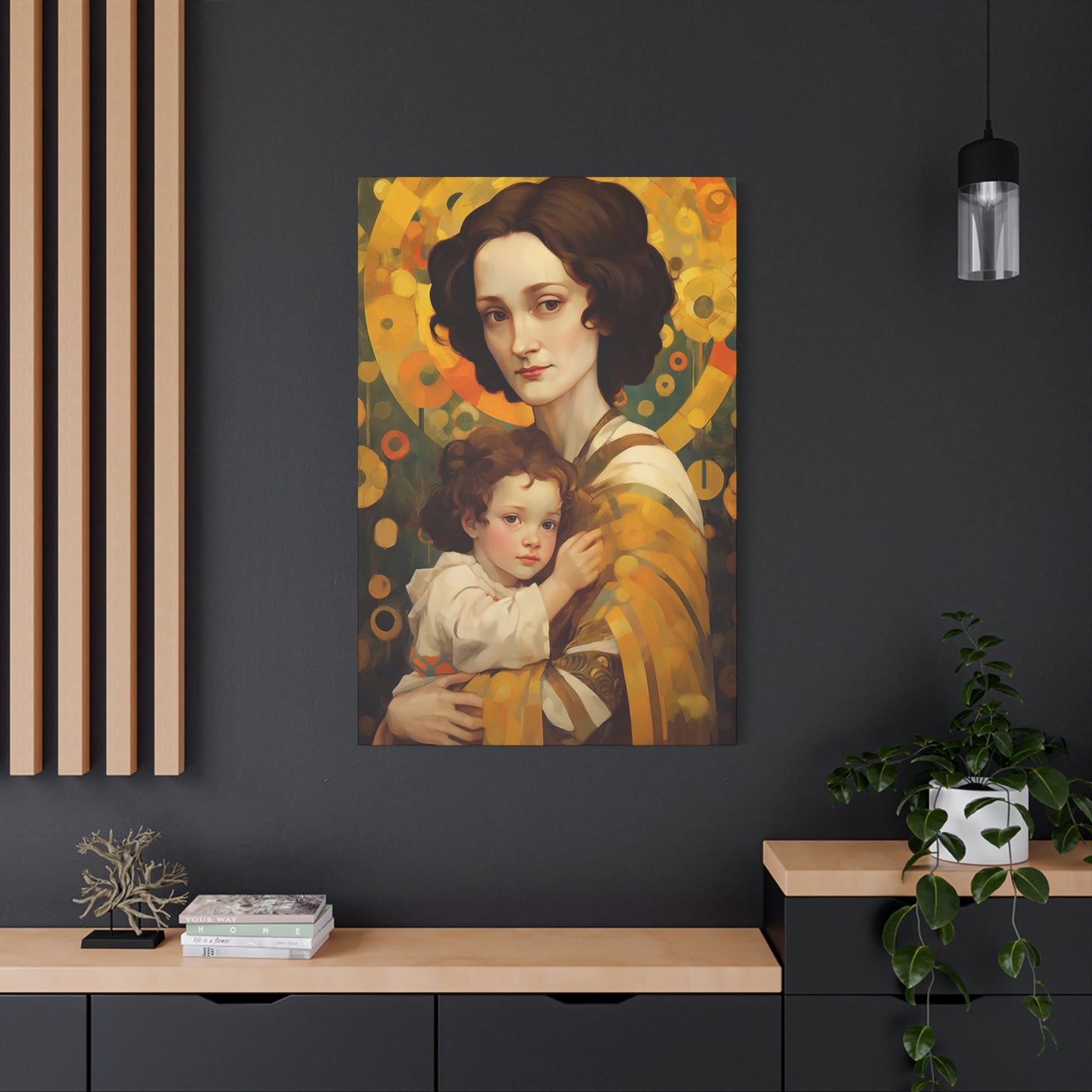 Saint Gianna Beretta Molla - Gallery Wrapped Canvas - Sanctified Souls Print - Religious Art for your Home