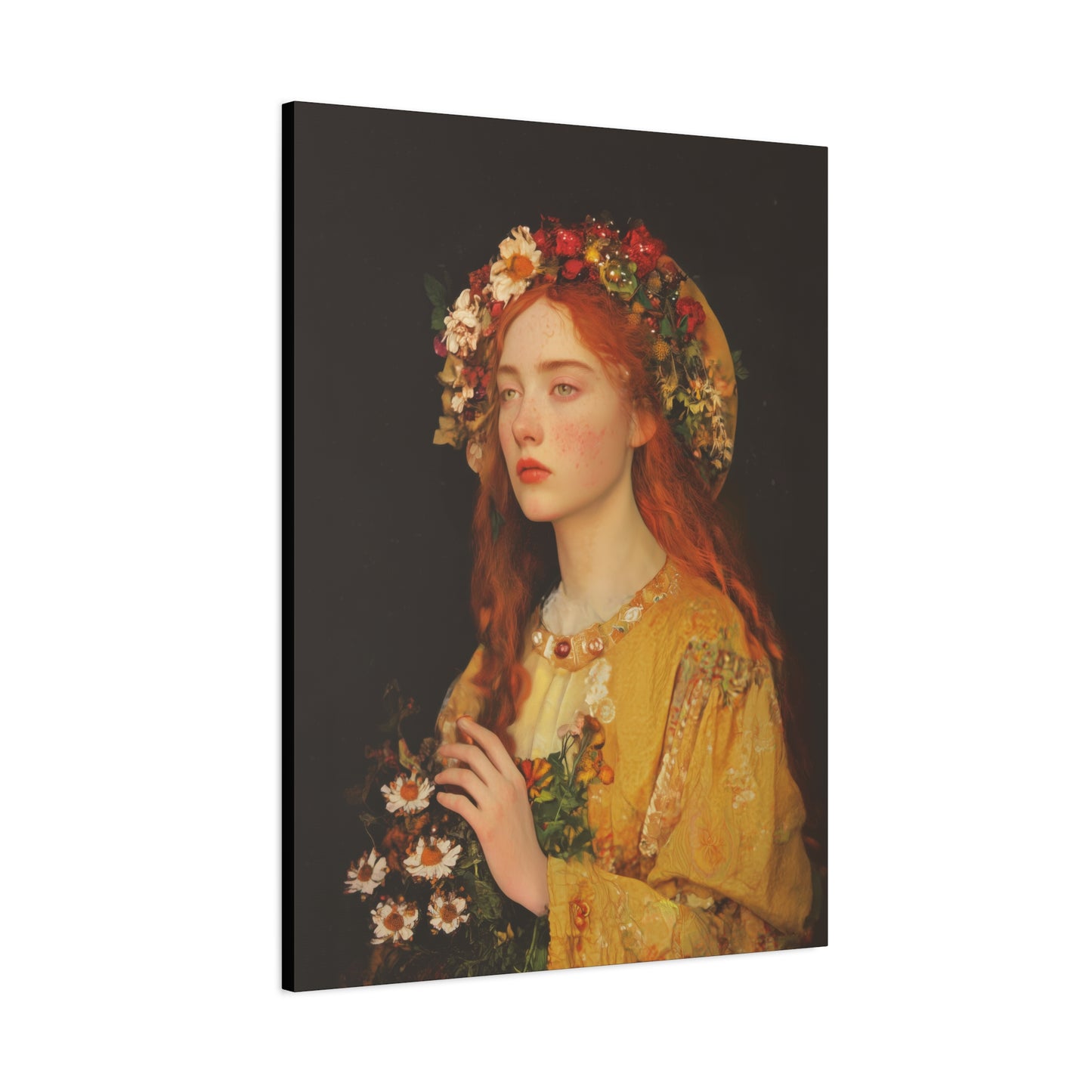 Radiance of Repentance - Mary Magdalene's Renewal - Museum Wrapped Canvas - Print - Religious Art for your Home - Prayer Room - Catholic