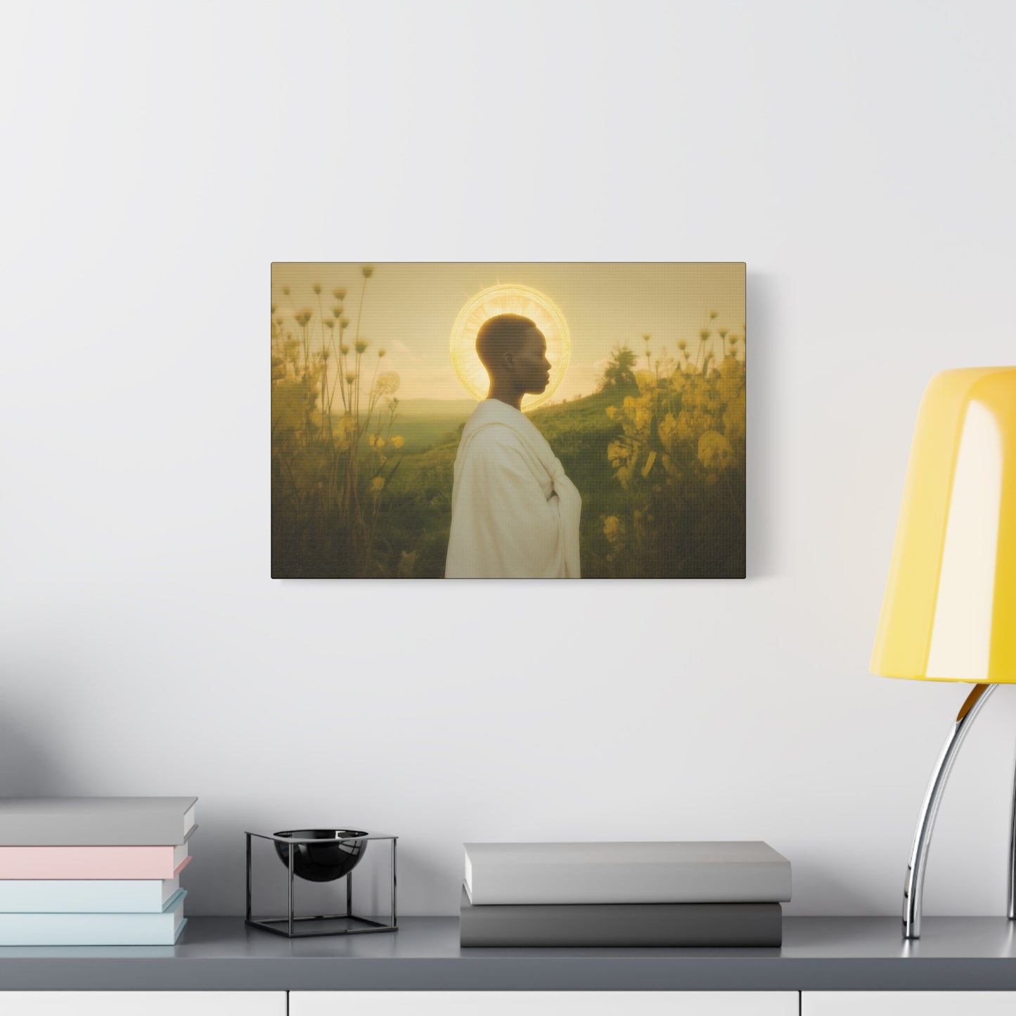 Saint Charles Lwanga - Museum Wrapped Canvas - Sanctified Souls Print - Religious Art for your Home - Catholic Patron Saint Art