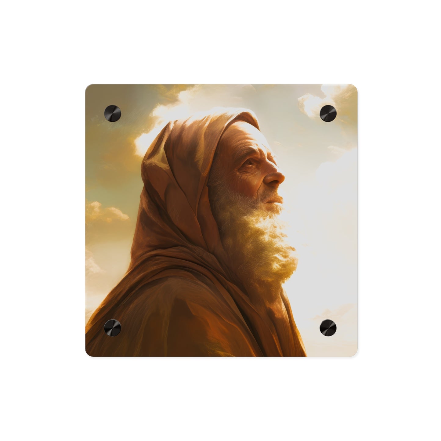Father Abraham Wall Art Panel - Ready to Hang Acrylic Print - Catholic Saint Art - Patron Saint Print - No Frame needed