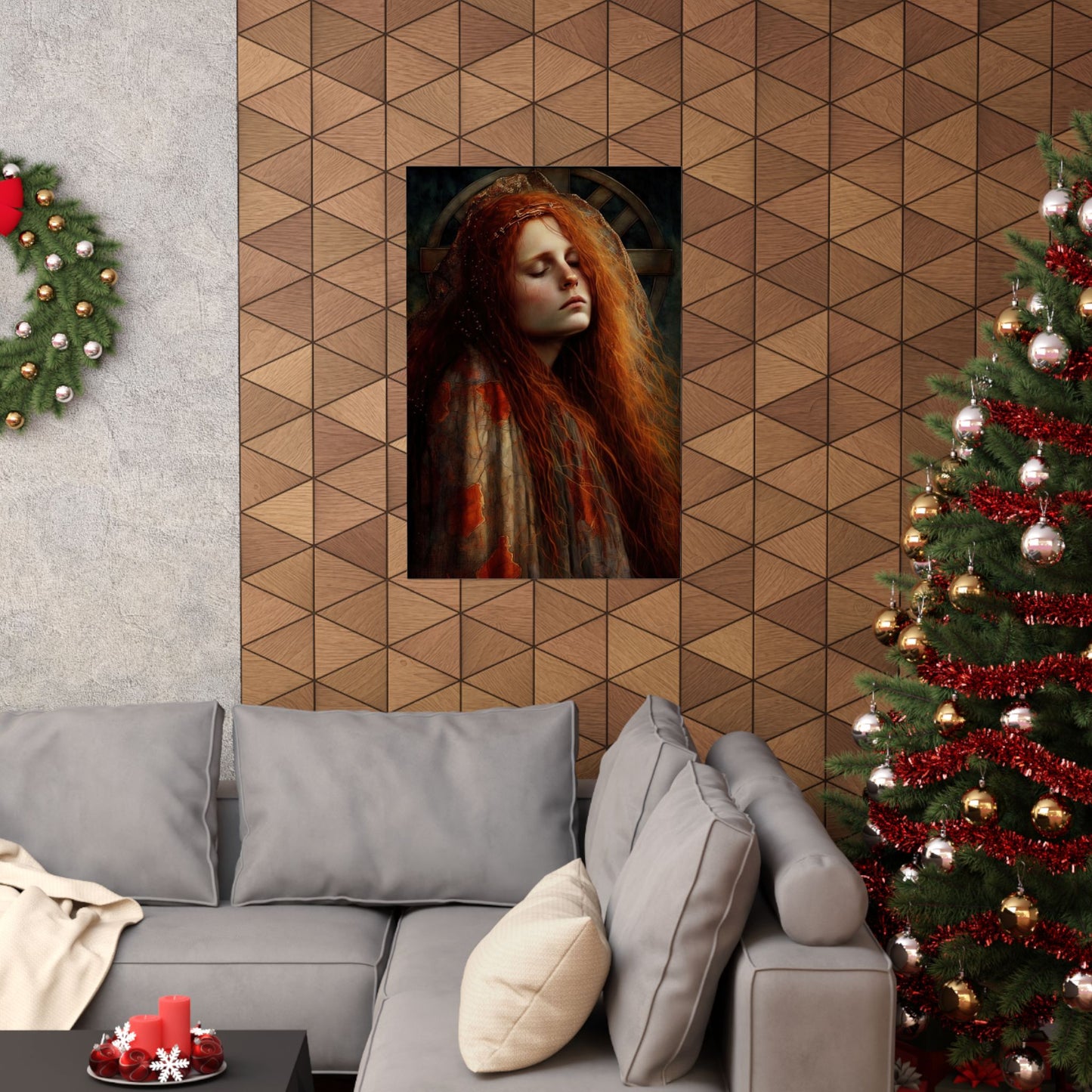 The Penitent Magdalene - Saint Mary Magdalene Print - Sanctified Souls Print - Multiple Sizes - Premium Matte Vertical Posters