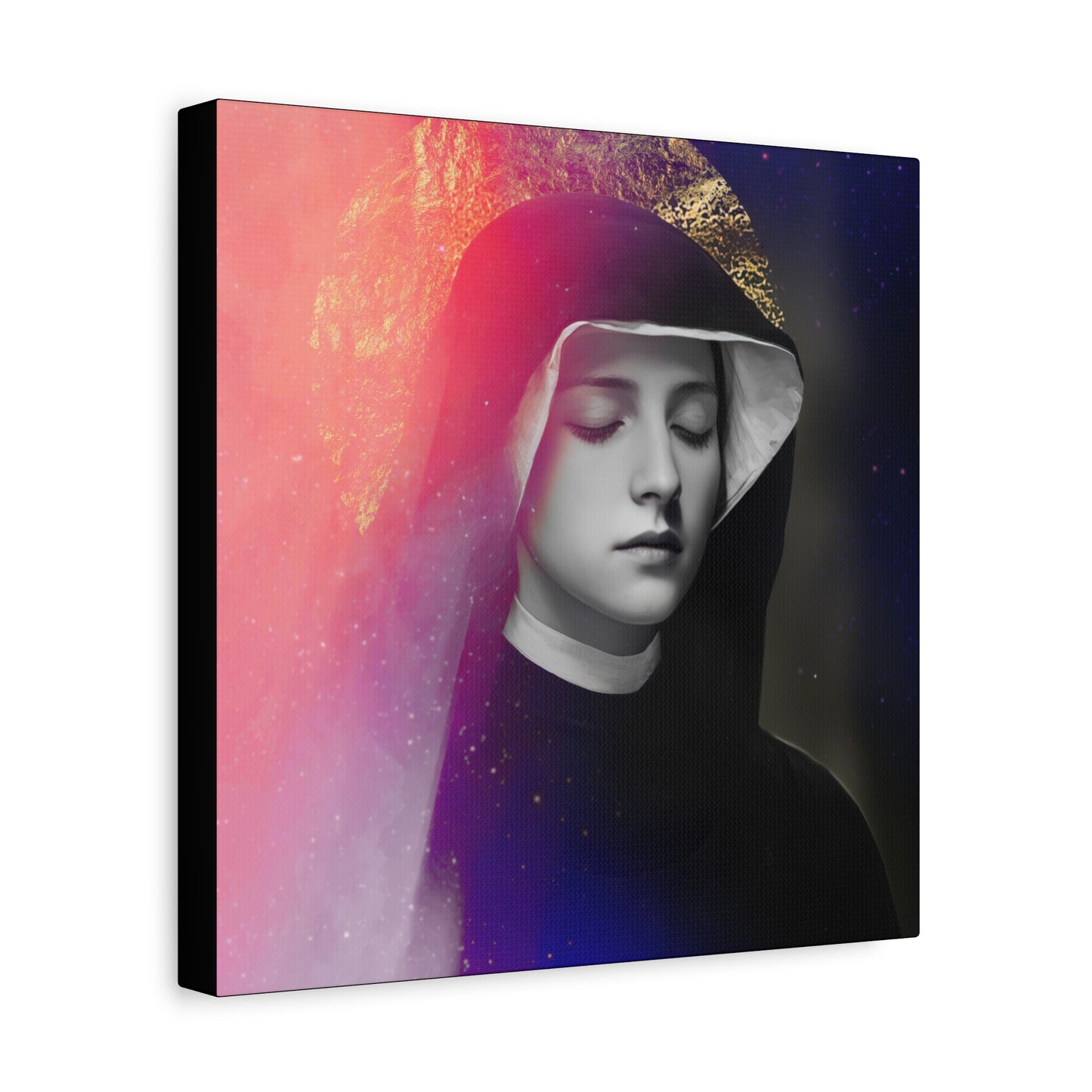 Saint Faustina Kowalska - Museum Wrapped Canvas - Sanctified Souls Print - Religious Art for your Home