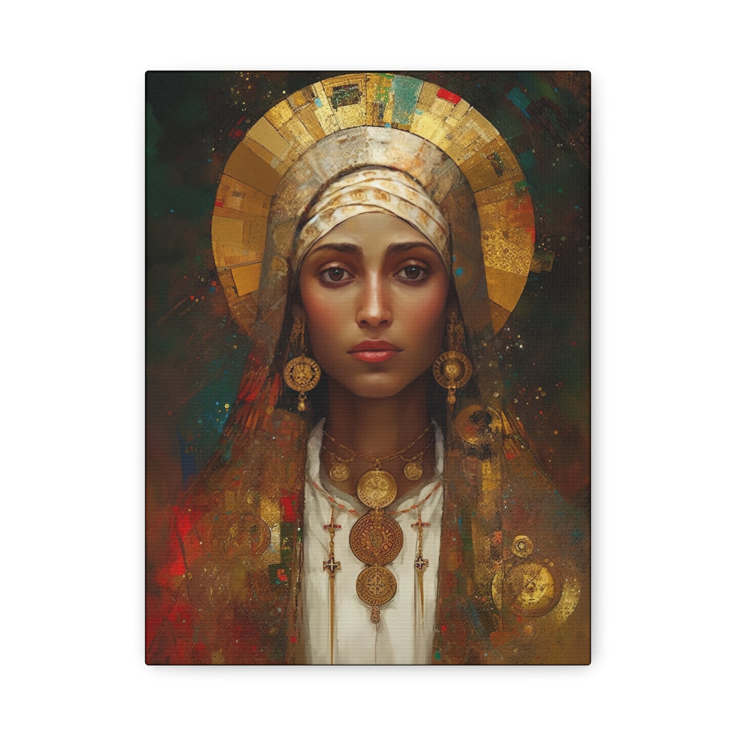 Saint Julia of Carthage - Museum Wrapped Canvas - Sanctified Souls Print - Religious Art for your Home