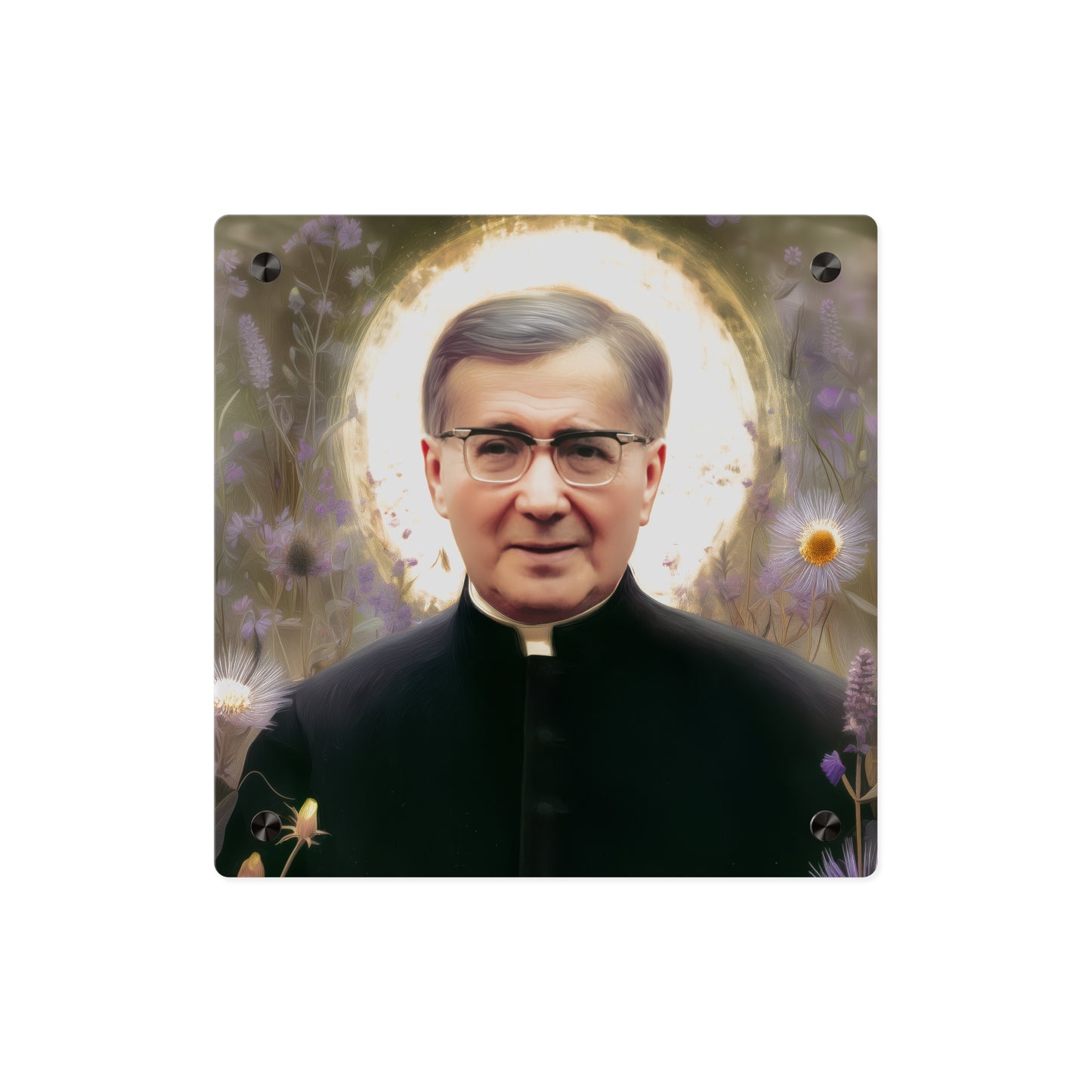 Saint Josemaría Escrivá de Balaguer Acrylic Wall Art Panel - Ready to Hang Acrylic Print - Catholic Saint Art