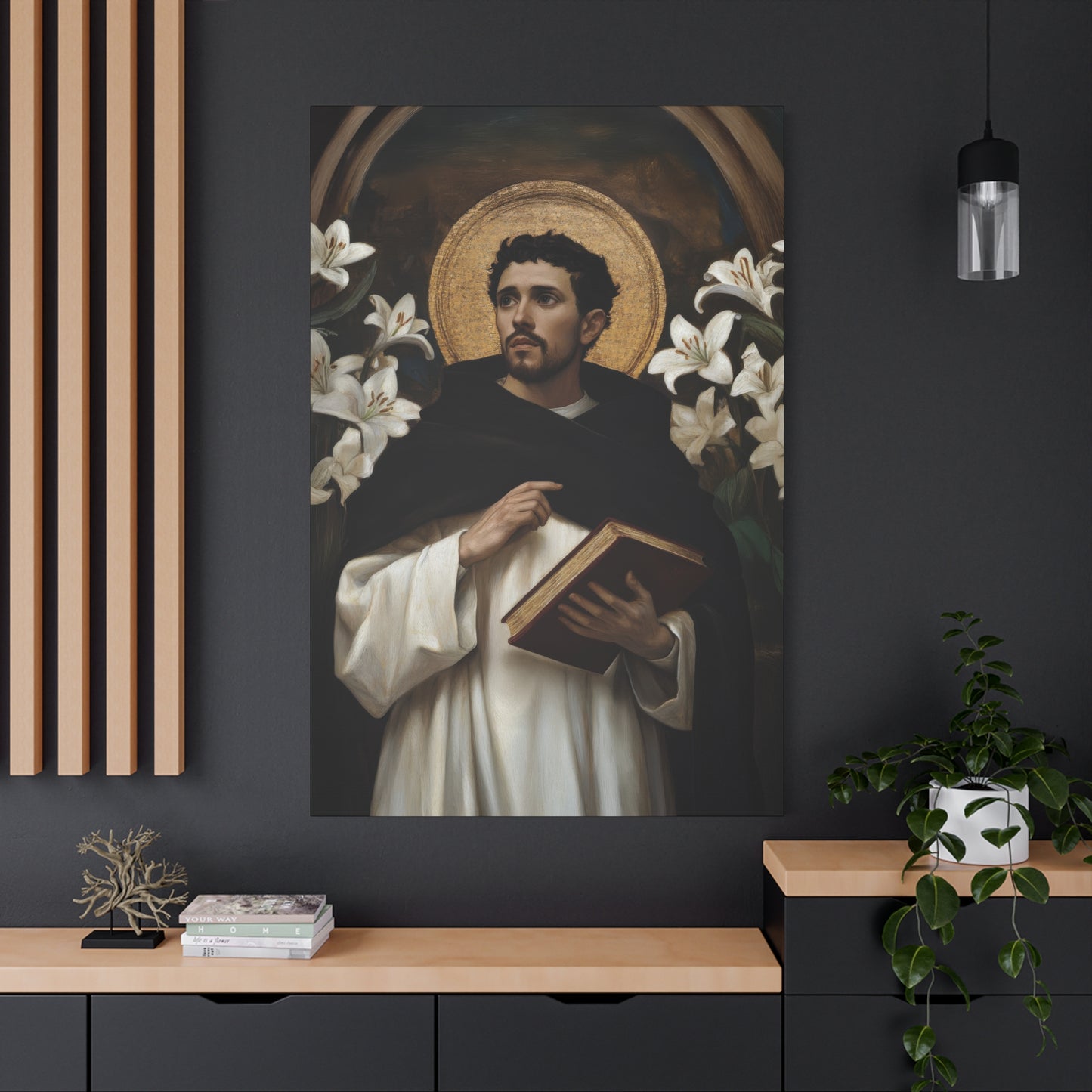 Saint Dominic - Museum Wrapped Canvas - Sanctified Souls Print - Religious Art for your Home - Catholic Patron Saint Art
