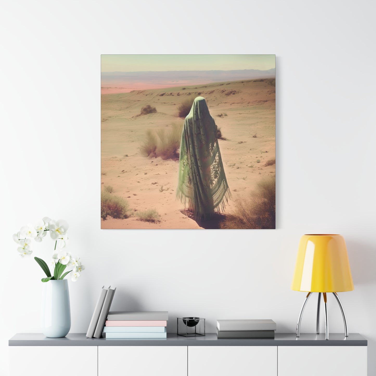 Saint Theodora of Alexandria - Museum Wrapped Canvas - Sanctified Souls Print - Desert Mothers Series - Fine art Print - Religiou