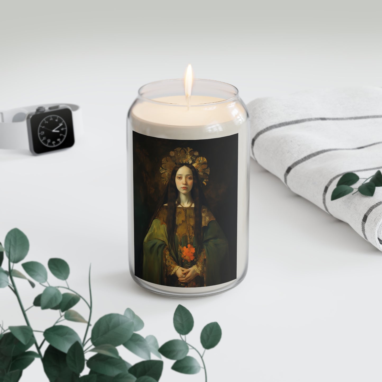 Saint Elizabeth of Portugal - Scented Prayer Candle, 13.75oz - Tall Size - Religious Prayer Candle - Catholic Art