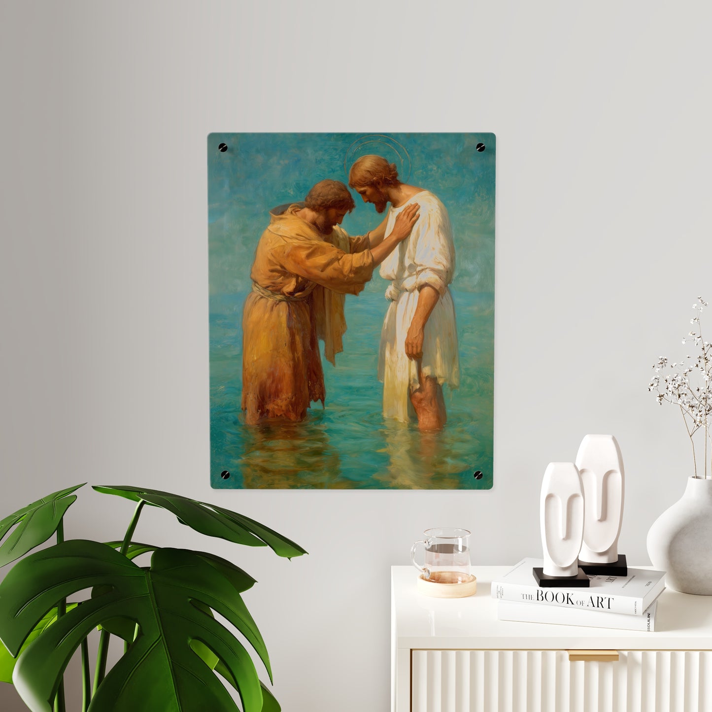 Saint John the Baptist, Servant of the Dawn Acrylic Wall Art Panel - Ready to Hang Acrylic Print - Catholic Saint Art