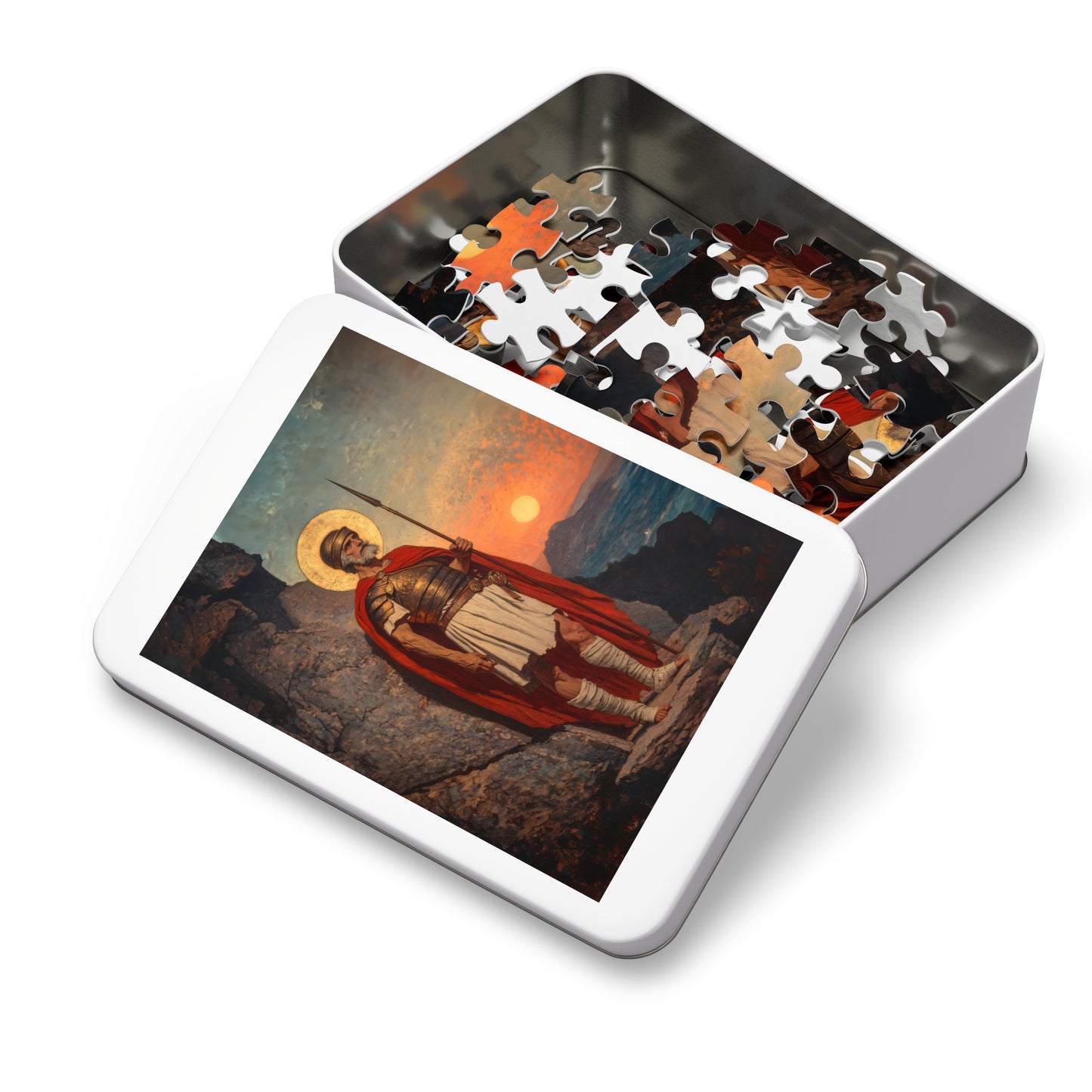 Saint Andrew the Tribune - Puzzle and Keepsake Tin - Religious (30, 110, 252, 500,1000) - Religious Puzzle - Gifts for Catholic Families