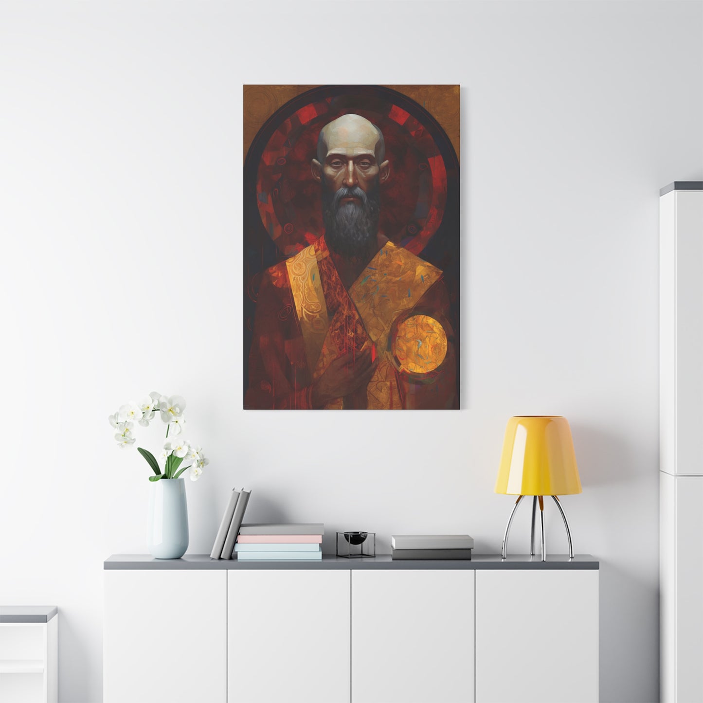 Saint Bartholomew Canvas Print - Multiple Sizes - Catholic Home art - Museum Wrapped Canvas - Sanctified Souls Print