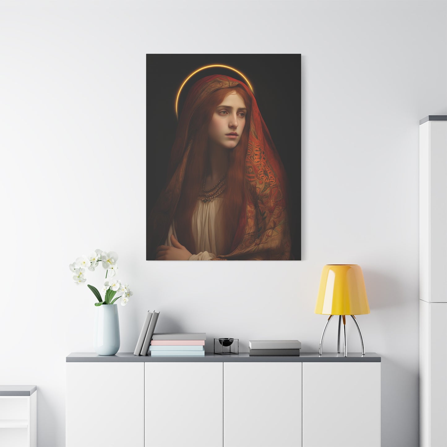 The Beloved Disciple - Mary Magdalene's Devotion - Museum Wrapped Canvas - Sanctified Souls Print - Religious Art for your Home