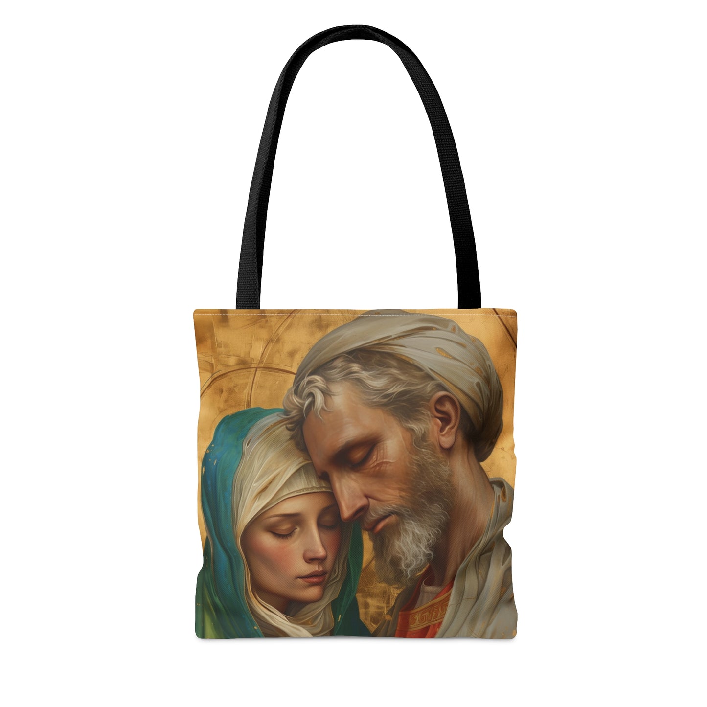 Saints Peter and Fevronia of Murom Tote Bag - Purse - Three sizes - Large Medium Small Bag - Catholic faith carry-all purse - Double Sided