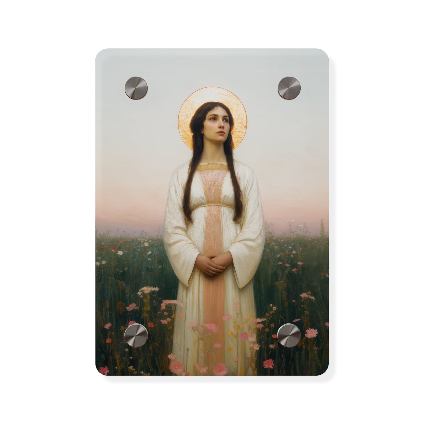 Saint Sabina Wall Art Panel - Ready to Hang Acrylic Print - Catholic Saint Art - Patron Saint Print - No Frame needed