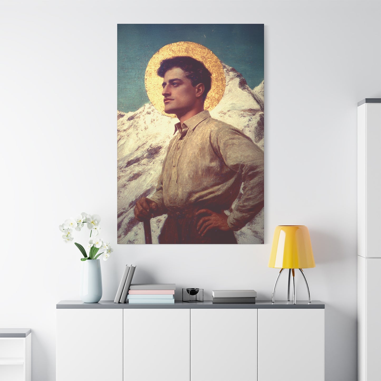 Saint Pier Giorgio Frassati - Museum Wrapped Canvas - Sanctified Souls Print - Religious Art for your Home - Catholic Patron Saint Art
