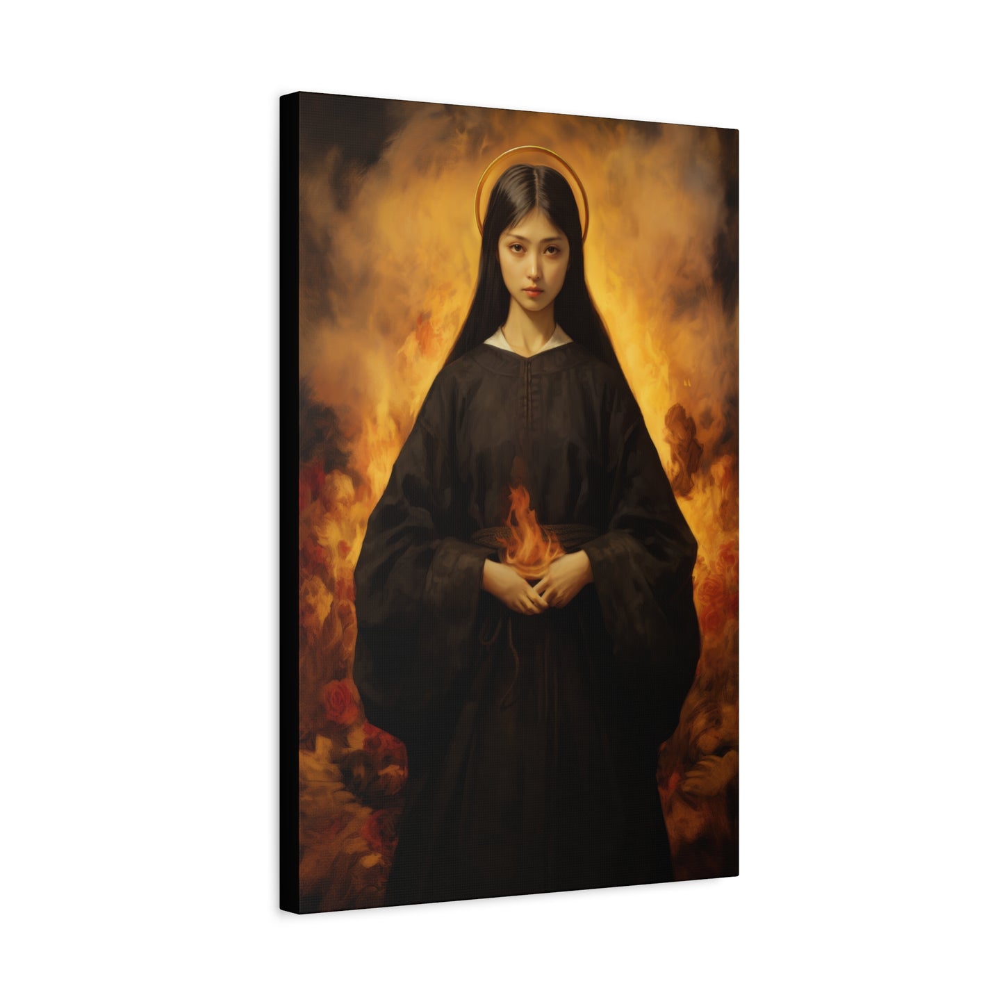Blessed Mary Magdalen Kiota - Museum Wrapped Canvas - Print - Religious Art for your Home - Christian print - Prayer Room Catholic Saint
