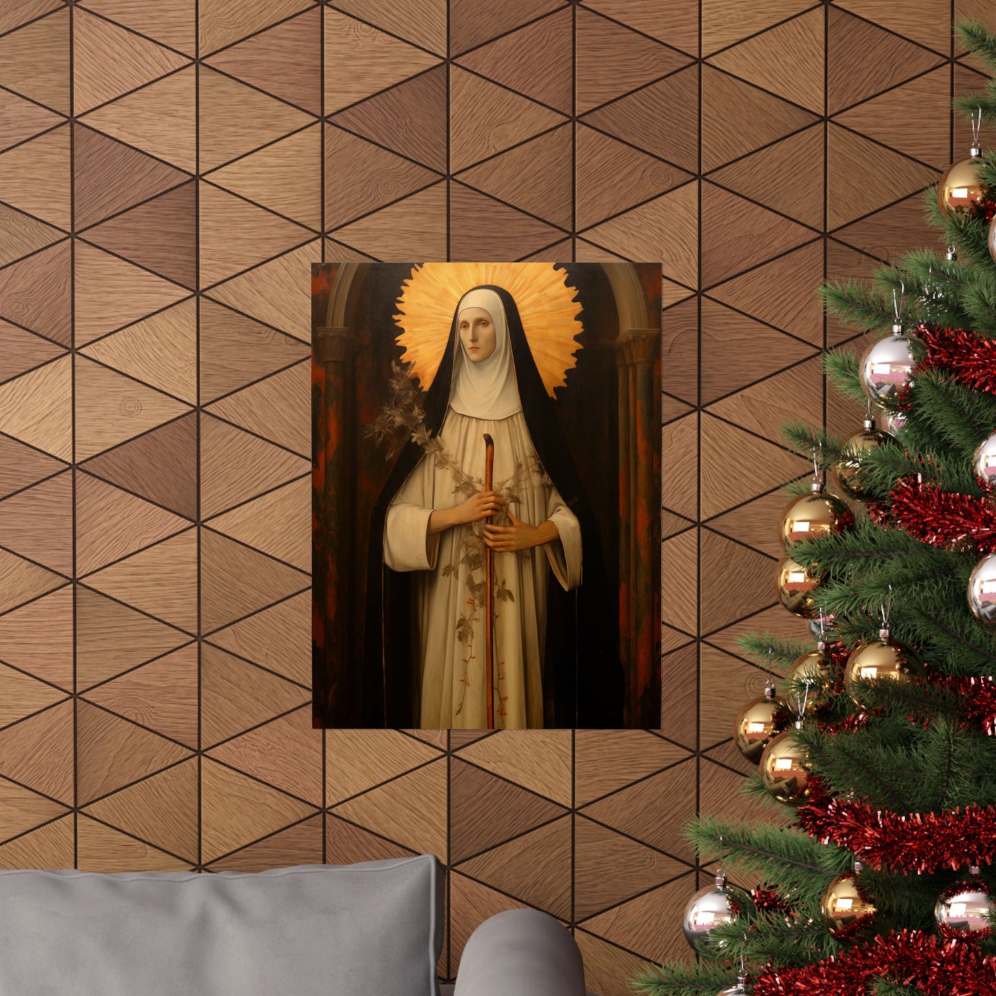 Saint Margaret of Castello Print - Sanctified Souls Print - Multiple Sizes - Premium Matte Vertical Posters - Blessed Margaret