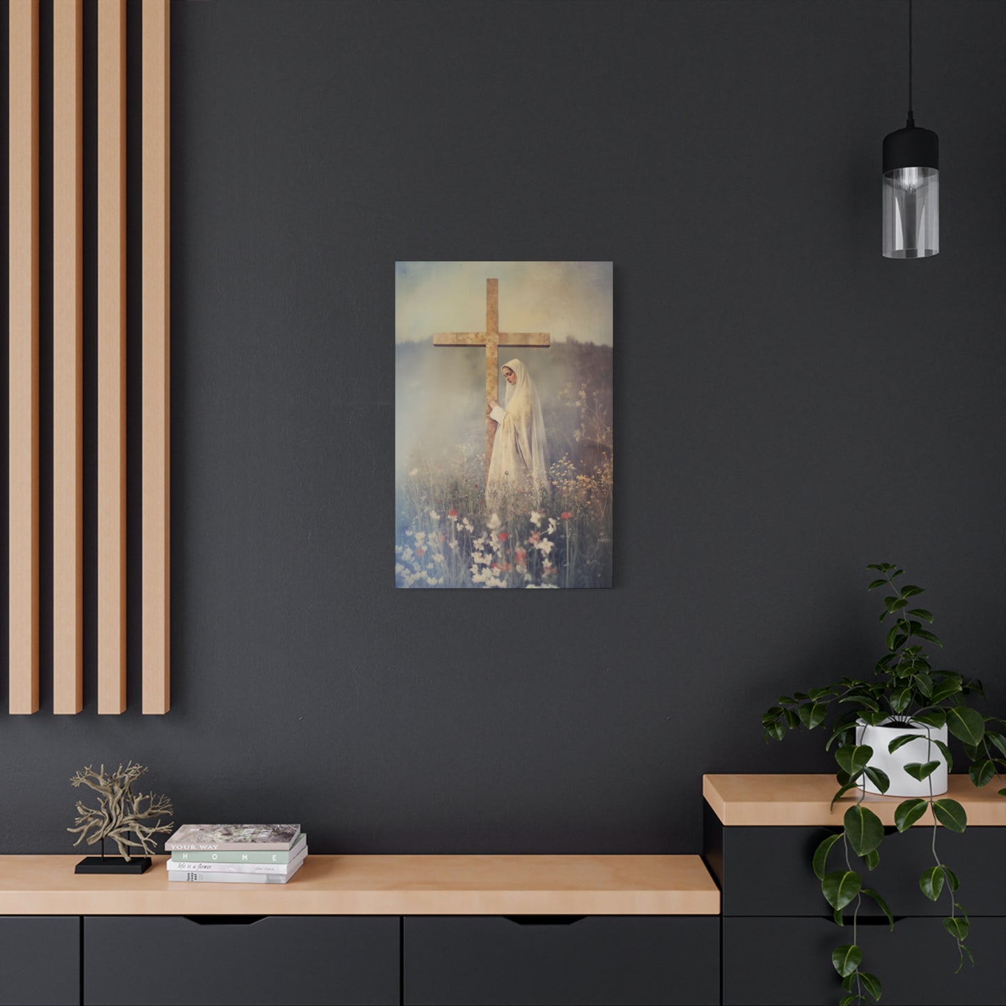 The Feast of the Exaltation of the Holy Cross - Multiple Sizes - Catholic Home art - Museum Wrapped Canvas - Sanctified Souls Print