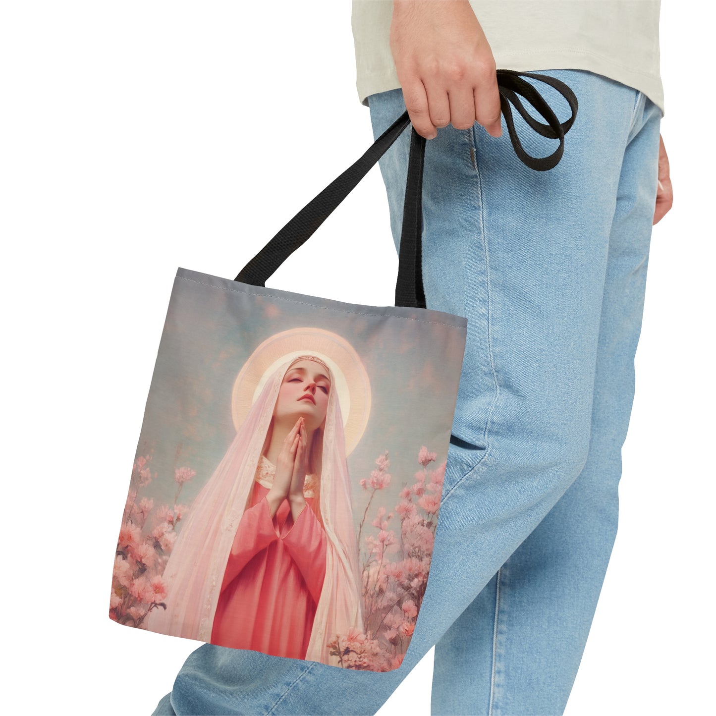 Saint Illuminata - Tote Bag - Large Medium Small Faith Art Bag - Catholic Faith Purse