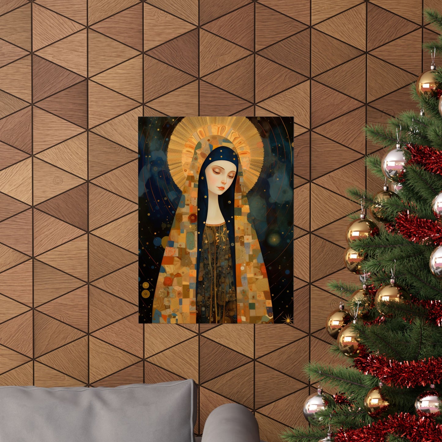 The Eternally Beloved: Mary in Art - Sanctified Souls Print - Multiple Sizes - Premium Matte Vertical Posters