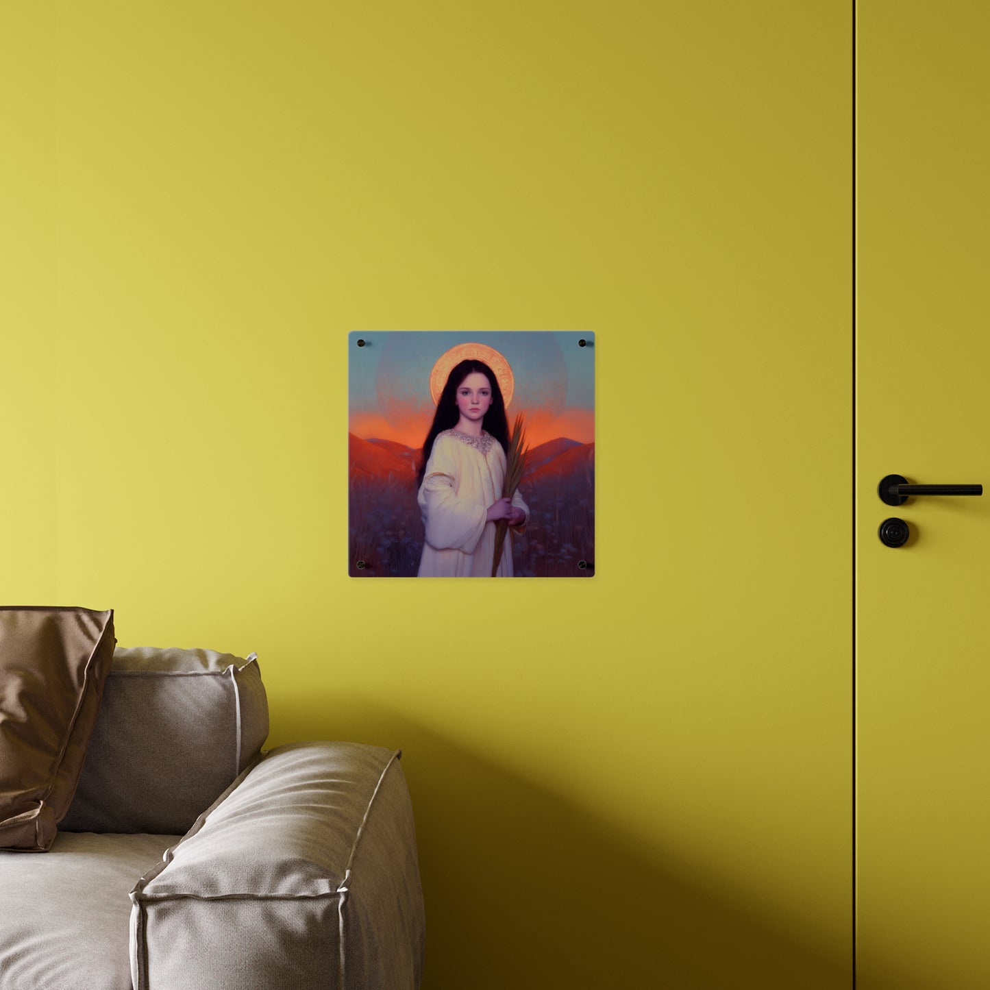 Saint Hope Wall Art Panel - Ready to Hang Acrylic Print - Catholic Saint Art - Patron Saint Print - Martyr of the Church Art
