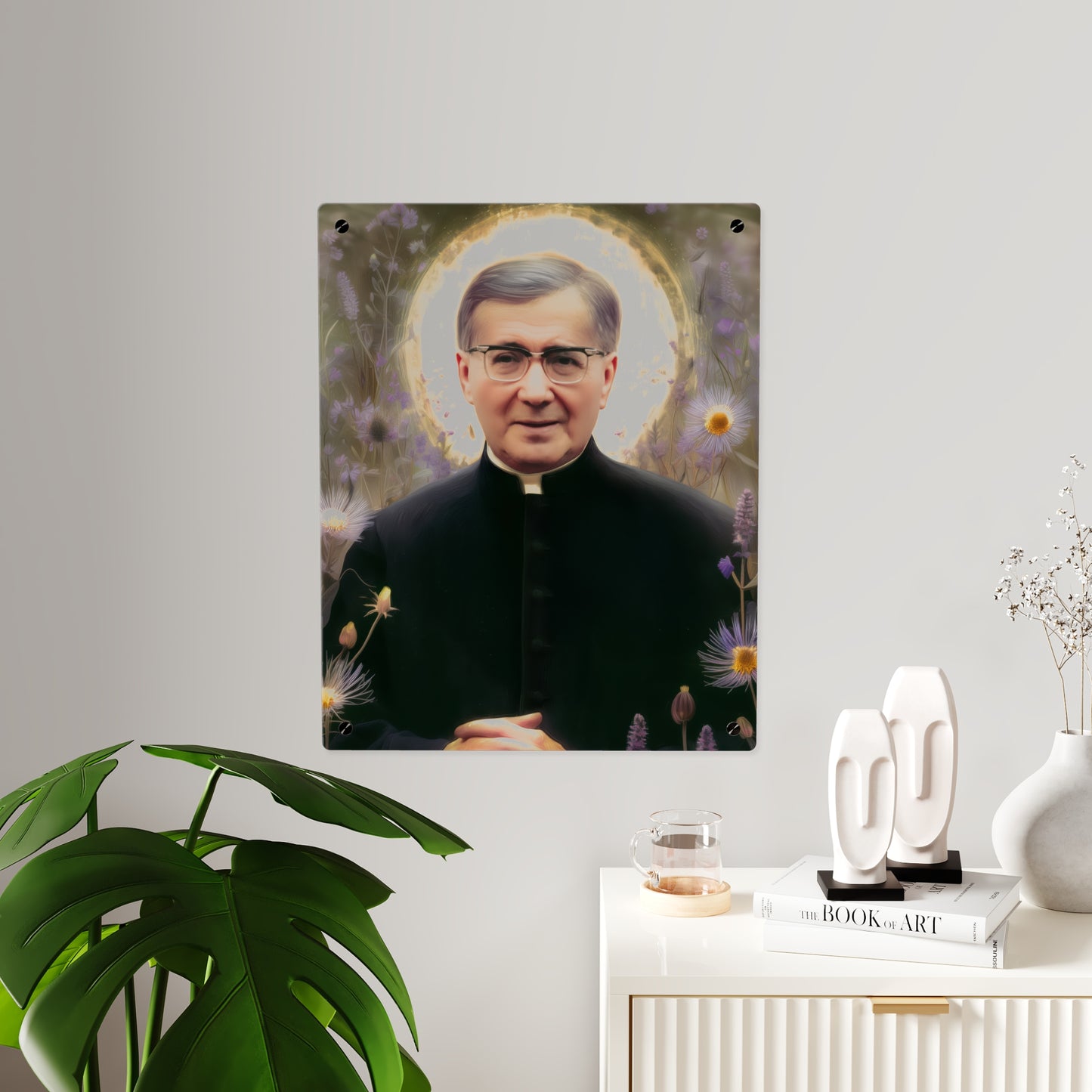 Saint Josemaría Escrivá de Balaguer Acrylic Wall Art Panel - Ready to Hang Acrylic Print - Catholic Saint Art