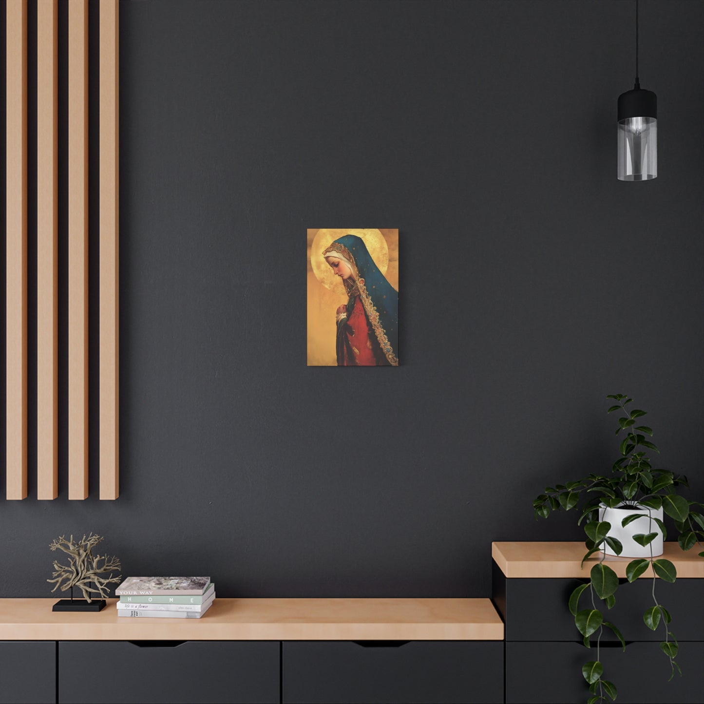 Our Lady of Mercy / Our Lady of Ransom - Multiple Sizes - Catholic Home art - Museum Wrapped Canvas - Sanctified Souls Print - Mother Mary