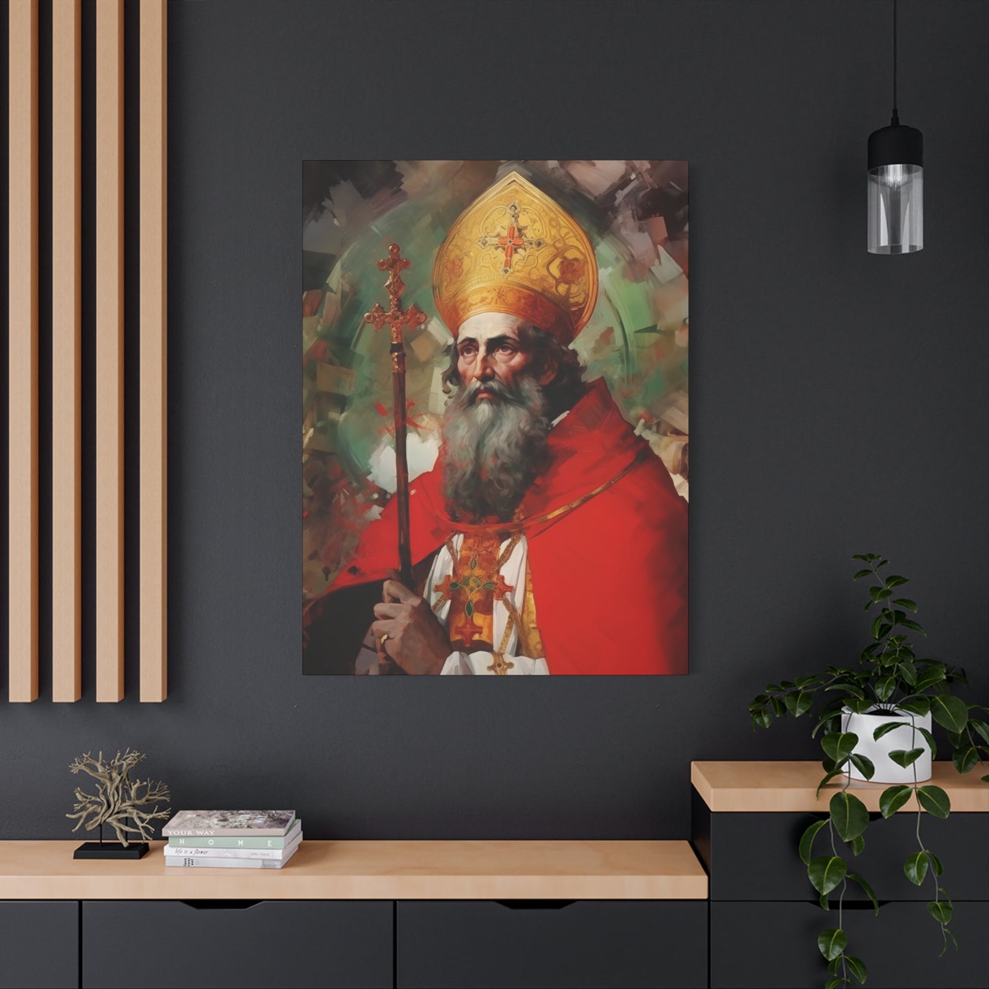 Saint Eusebius of Vercelli Canvas Print - Multiple Sizes - Catholic Home art - Museum Wrapped Canvas - Sanctified Souls Print
