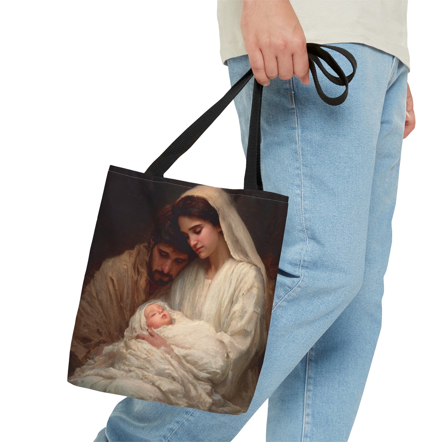 The Quiet Kingdom of the Holy Family - Tote Bag - Large Medium Small Faith Art Bag - Catholic Faith Purse