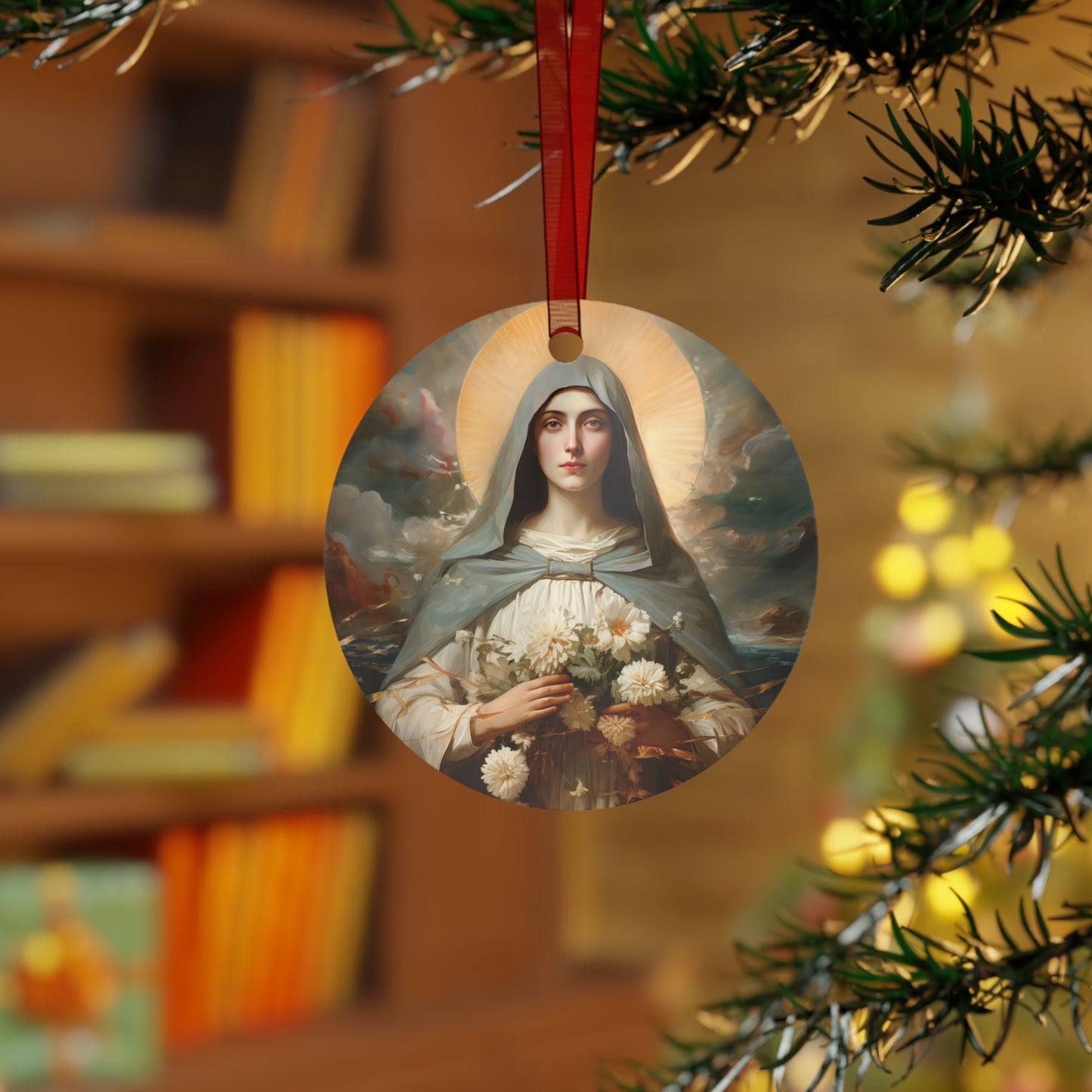 Saint Rose Venerini - Religious Holiday Christmas Ornament and Keepsake - Double sided Keepsake Religious Ornament