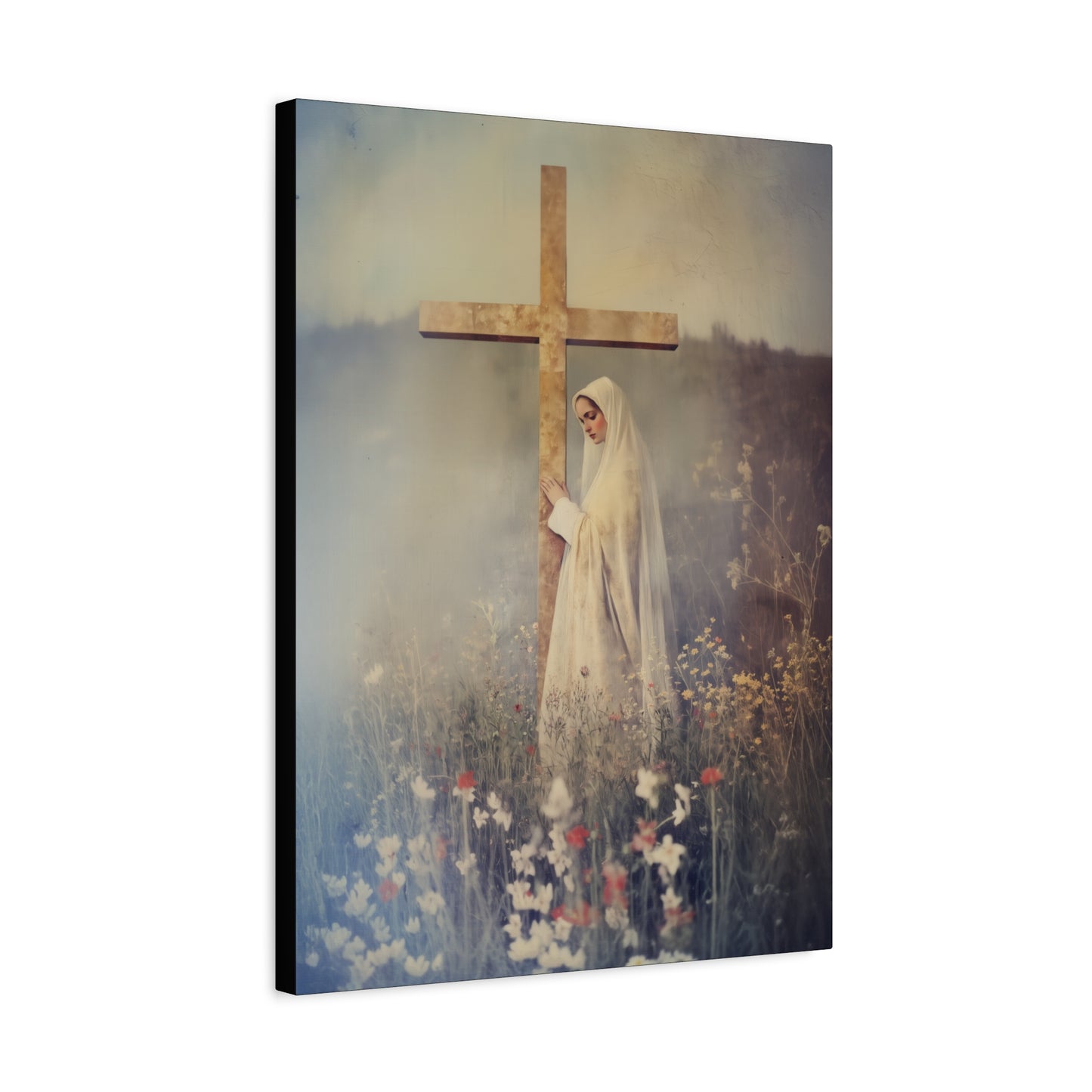 The Feast of the Exaltation of the Holy Cross - Multiple Sizes - Catholic Home art - Museum Wrapped Canvas - Sanctified Souls Print