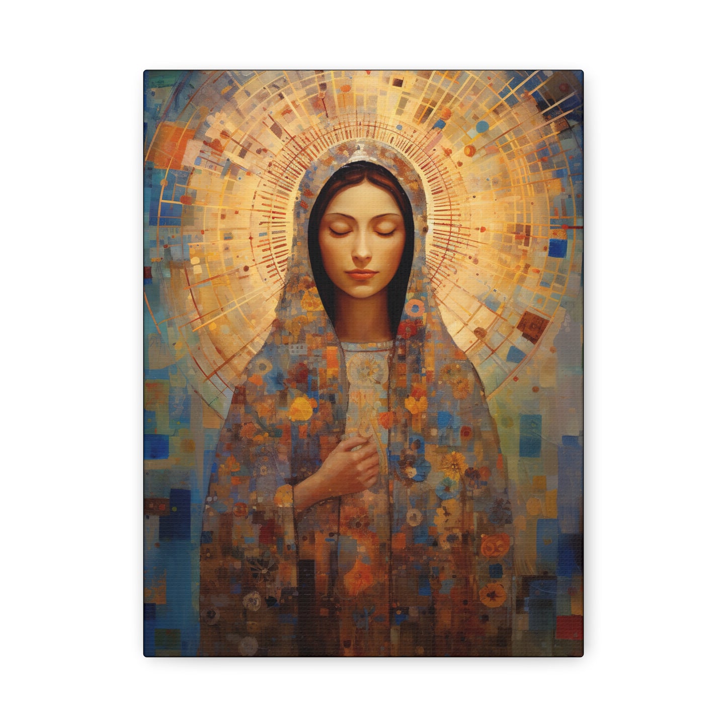 The Virgin of the Americas : Our Lady of Guadalupe Museum Wrapped Canvas Print - Multiple Sizes - Catholic Home art