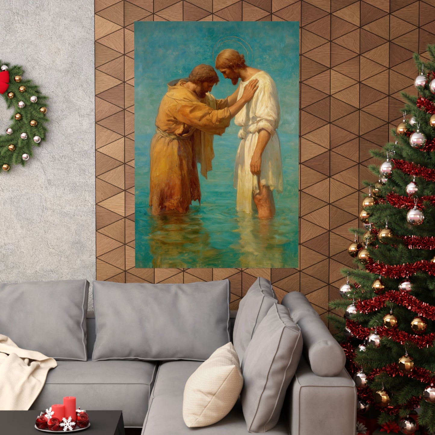 Saint John the Baptist, Servant of the Dawn - Sanctified Souls Print - Multiple Sizes - Premium Matte Vertical Posters