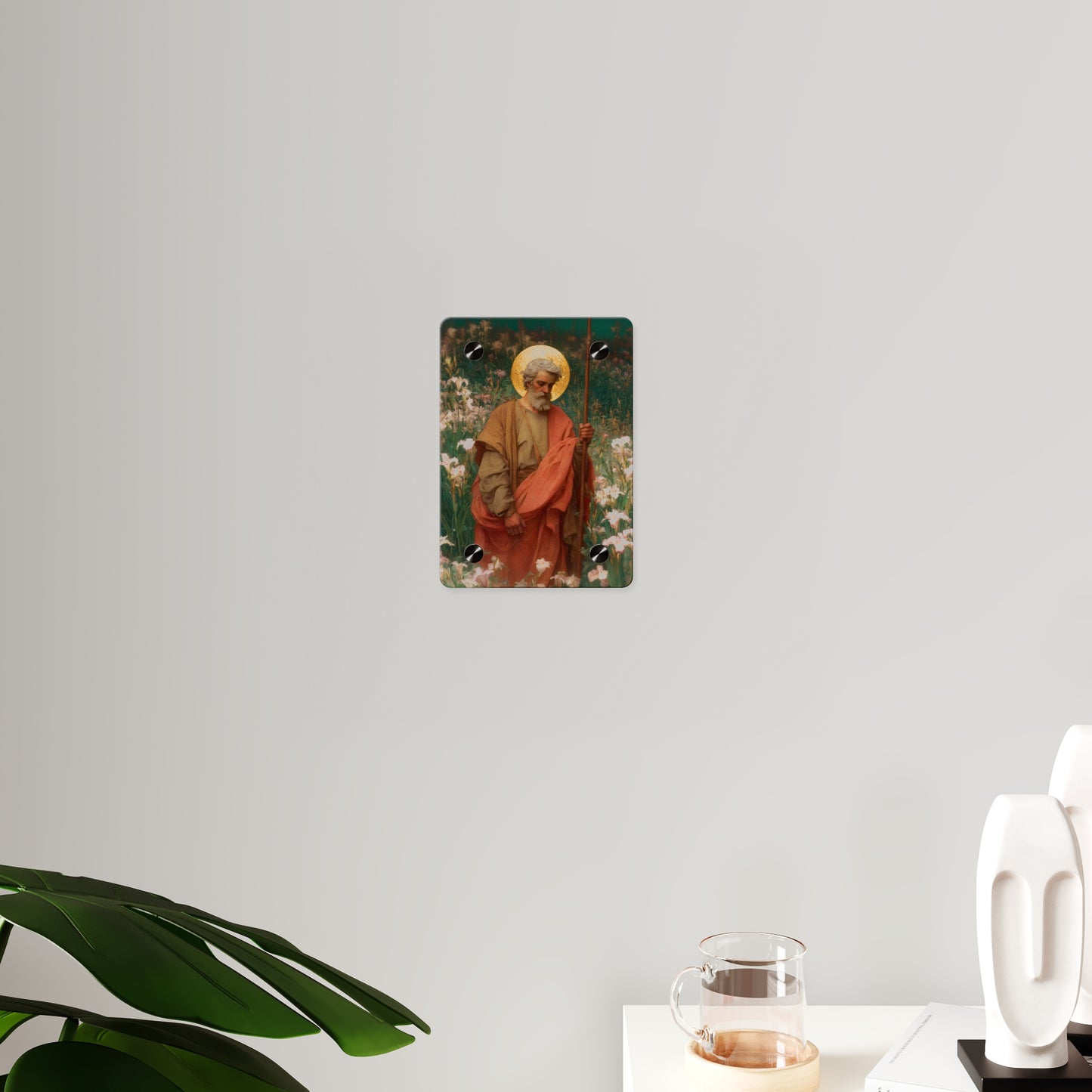 Saint James the Lesser Wall Art Panel - Ready to Hang Acrylic Print - Catholic Saint Art - Patron Saint Print - No Frame needed