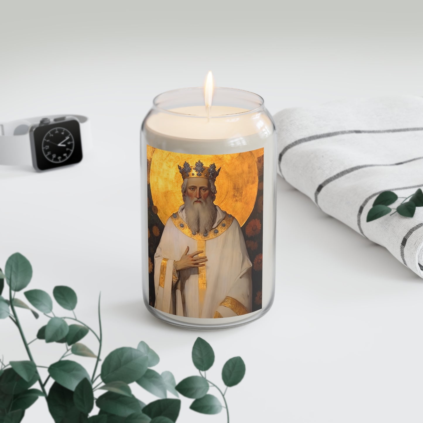 Saint Edward the Confessor - Scented Prayer Candle, 13.75oz - Tall Size - Religious Prayer Candle - Catholic Art