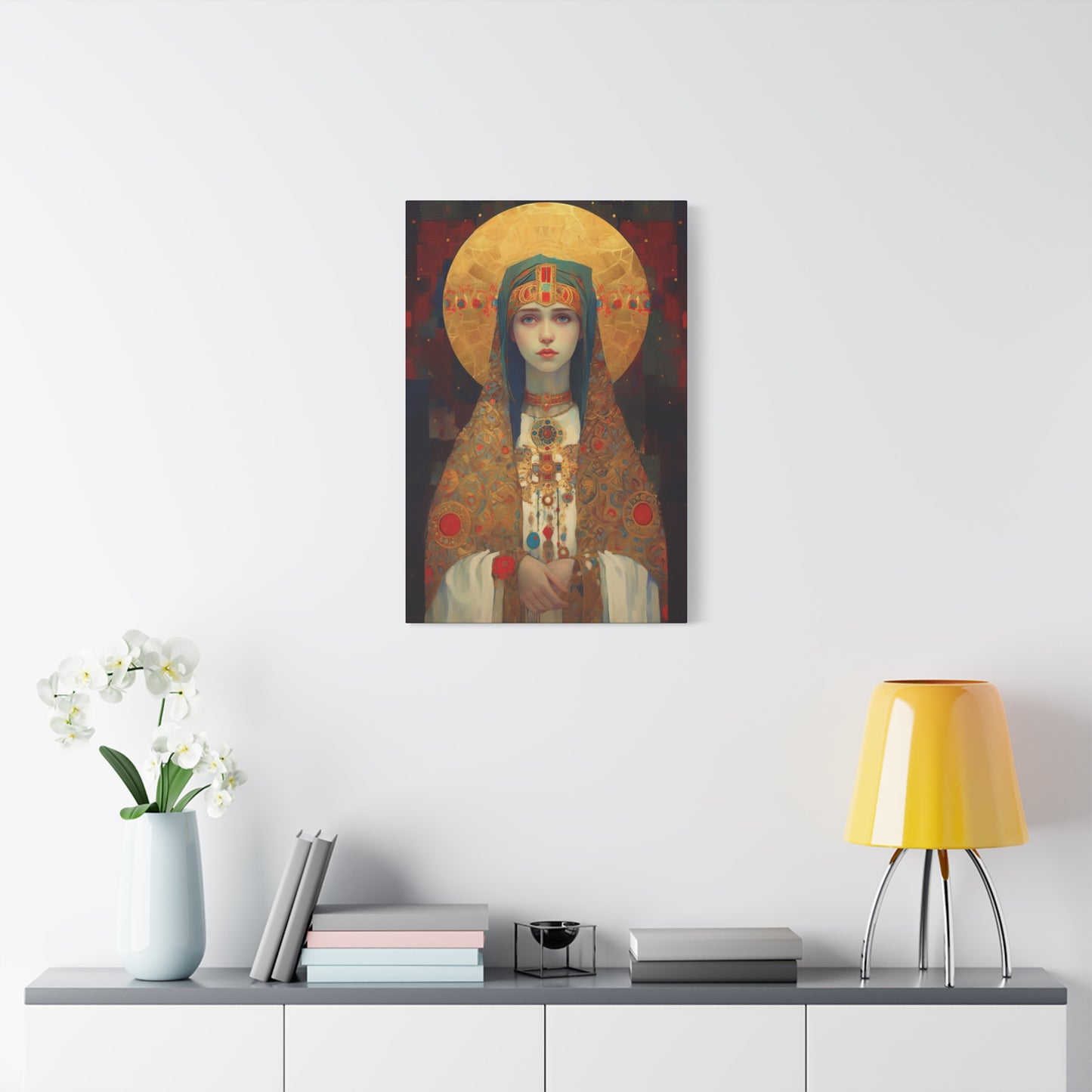 Saint Anastasia of Sirmium - Museum Wrapped Canvas - Sanctified Souls Print - Religious Art for your Home