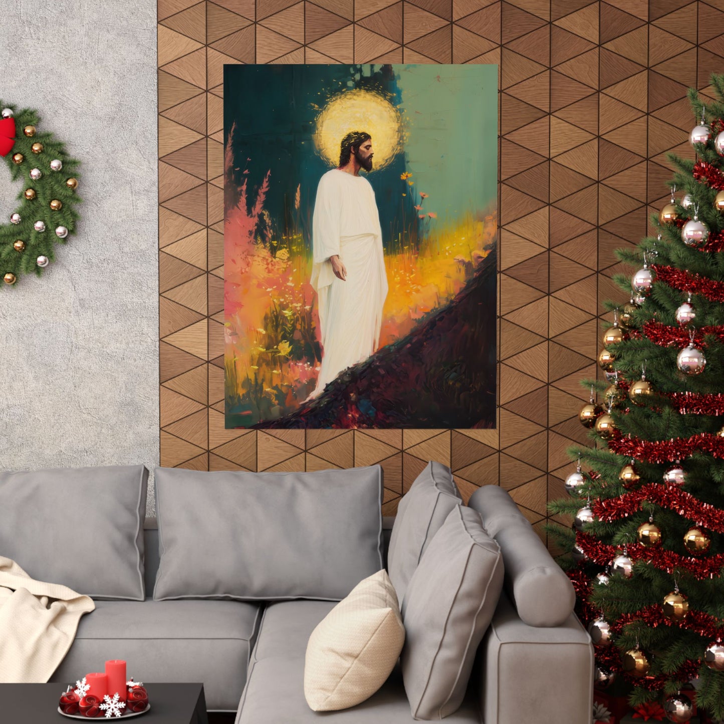 Christus Resurrexit (Christ Is Risen) - Sanctified Souls Print - Multiple Sizes - Premium Matte Vertical Posters - Catholic