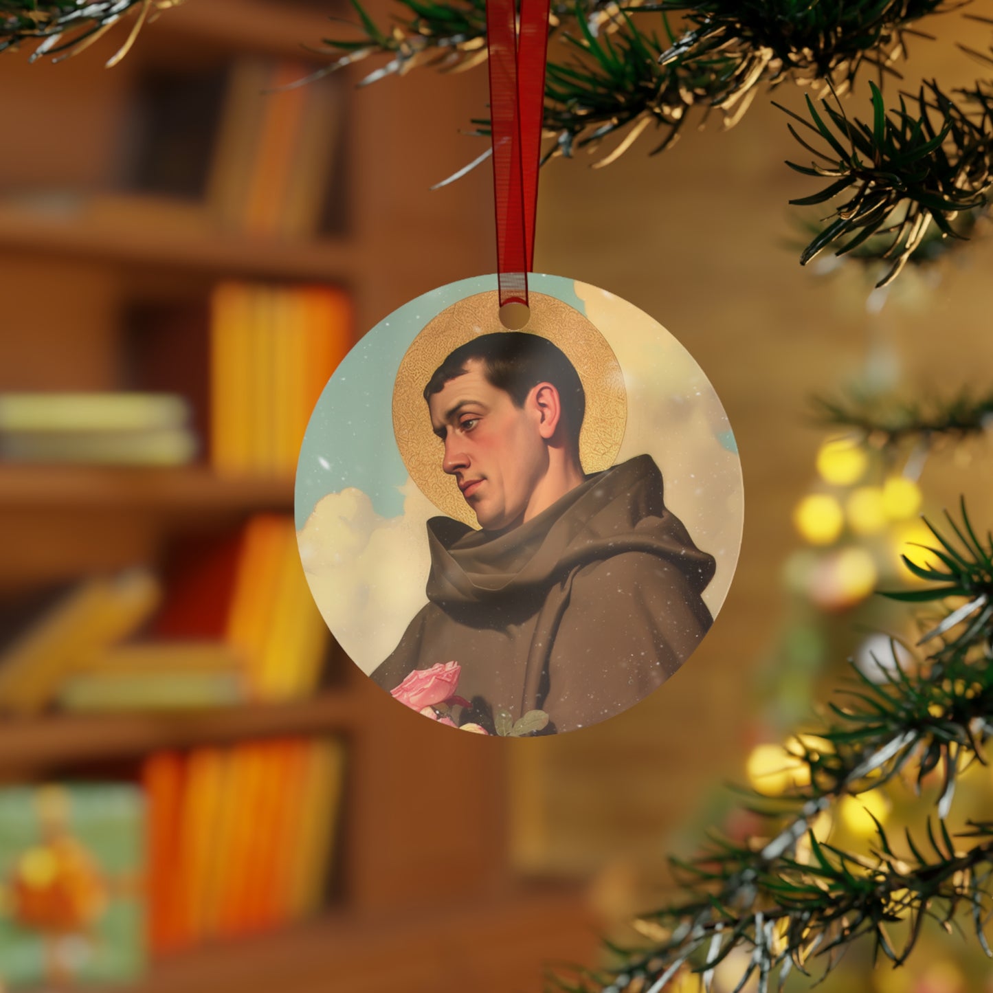 Saint Didacus of Alcala - Metal Ornament - Religious Holiday Christmas Ornament and Keepsake