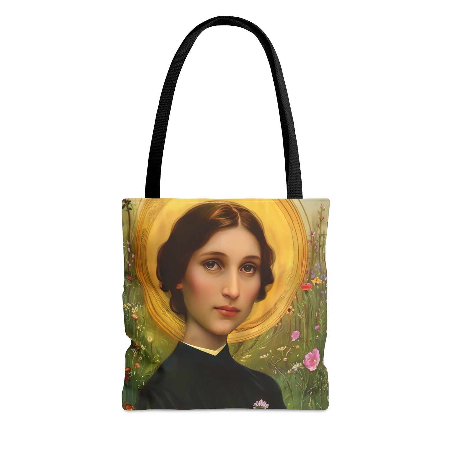 Saint Bartolomea Capitanio Tote Bag - Large Medium Small Faith Art Bag - Catholic Faith Purse - Religious Carry All Reusable Tote Bag