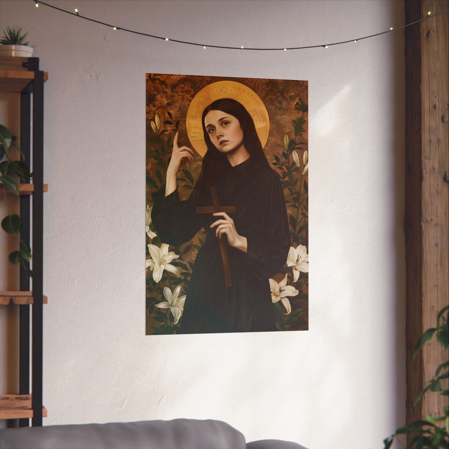 Saint Clelia Barbieri - Sanctified Souls Print - Multiple Sizes - Premium Posters - Catholic Art - Christian painting