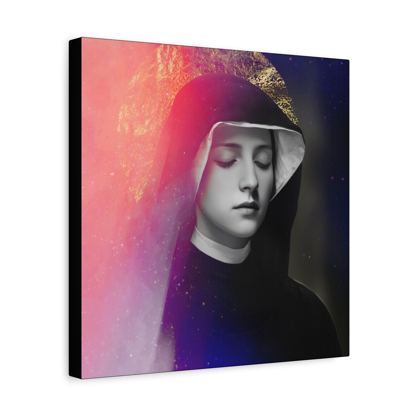 Saint Faustina Kowalska - Museum Wrapped Canvas - Sanctified Souls Print - Religious Art for your Home